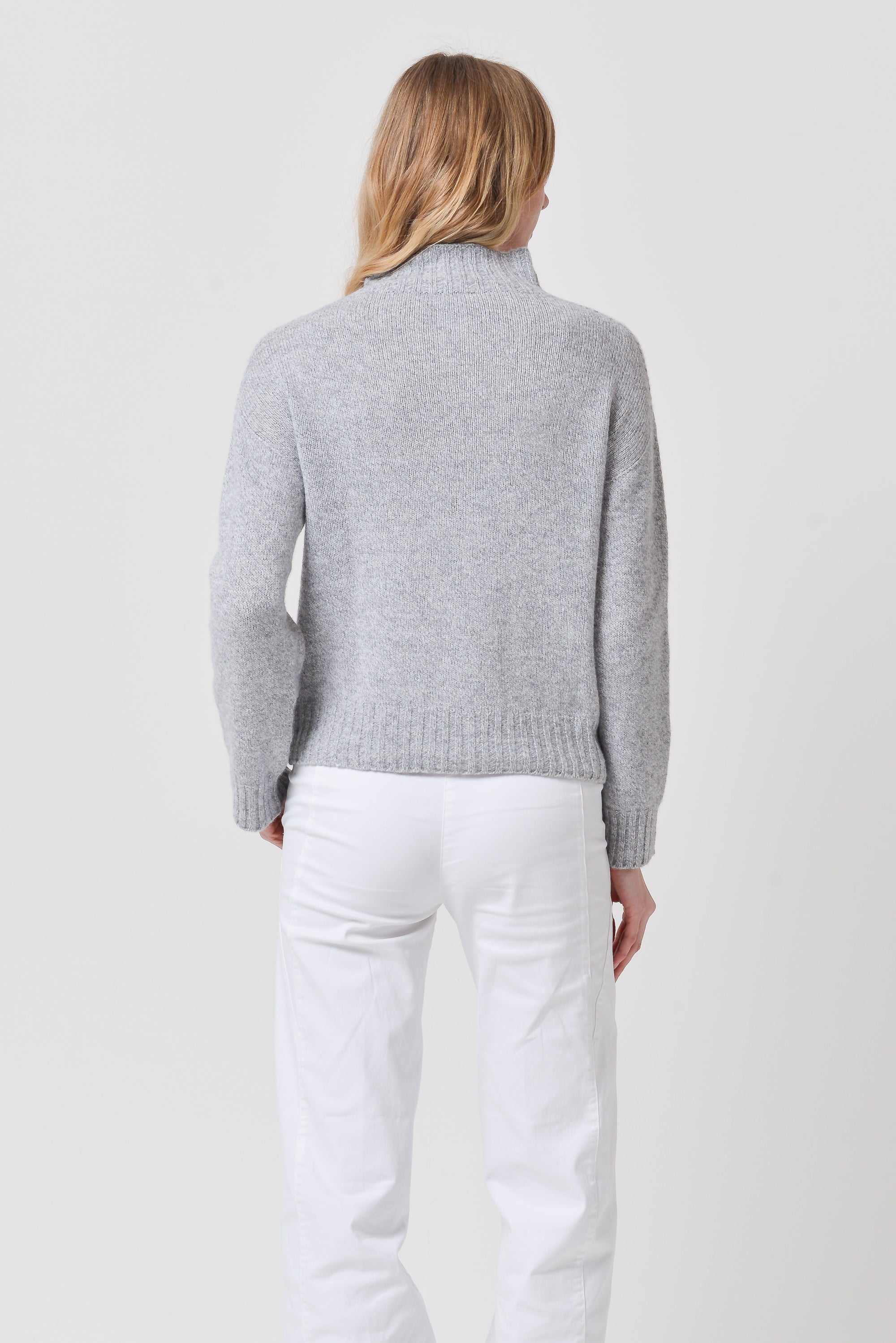 Gofer - Cashmere Blend Turtle Neck - Granite
