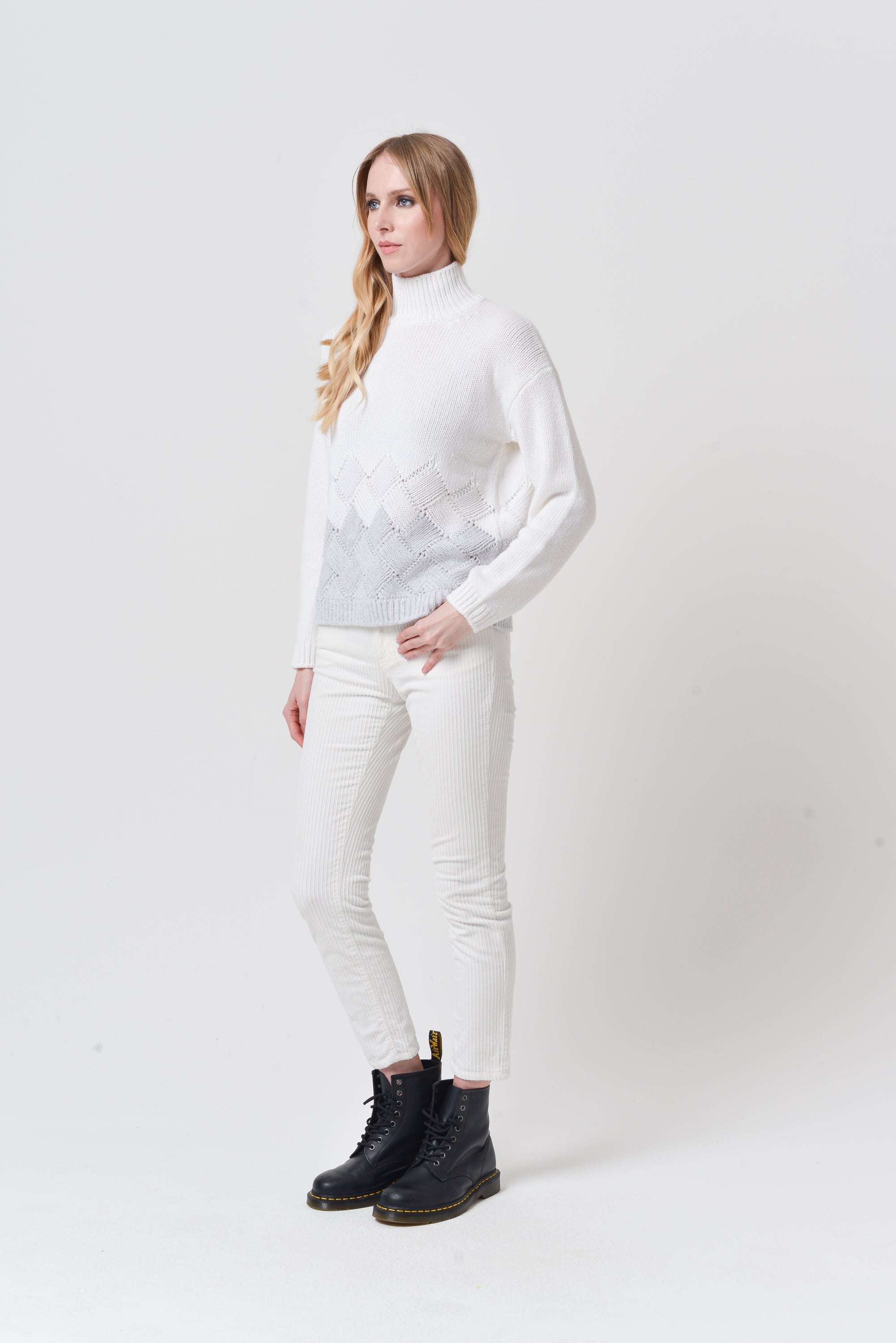 Welf High Neck Sweater - Granite