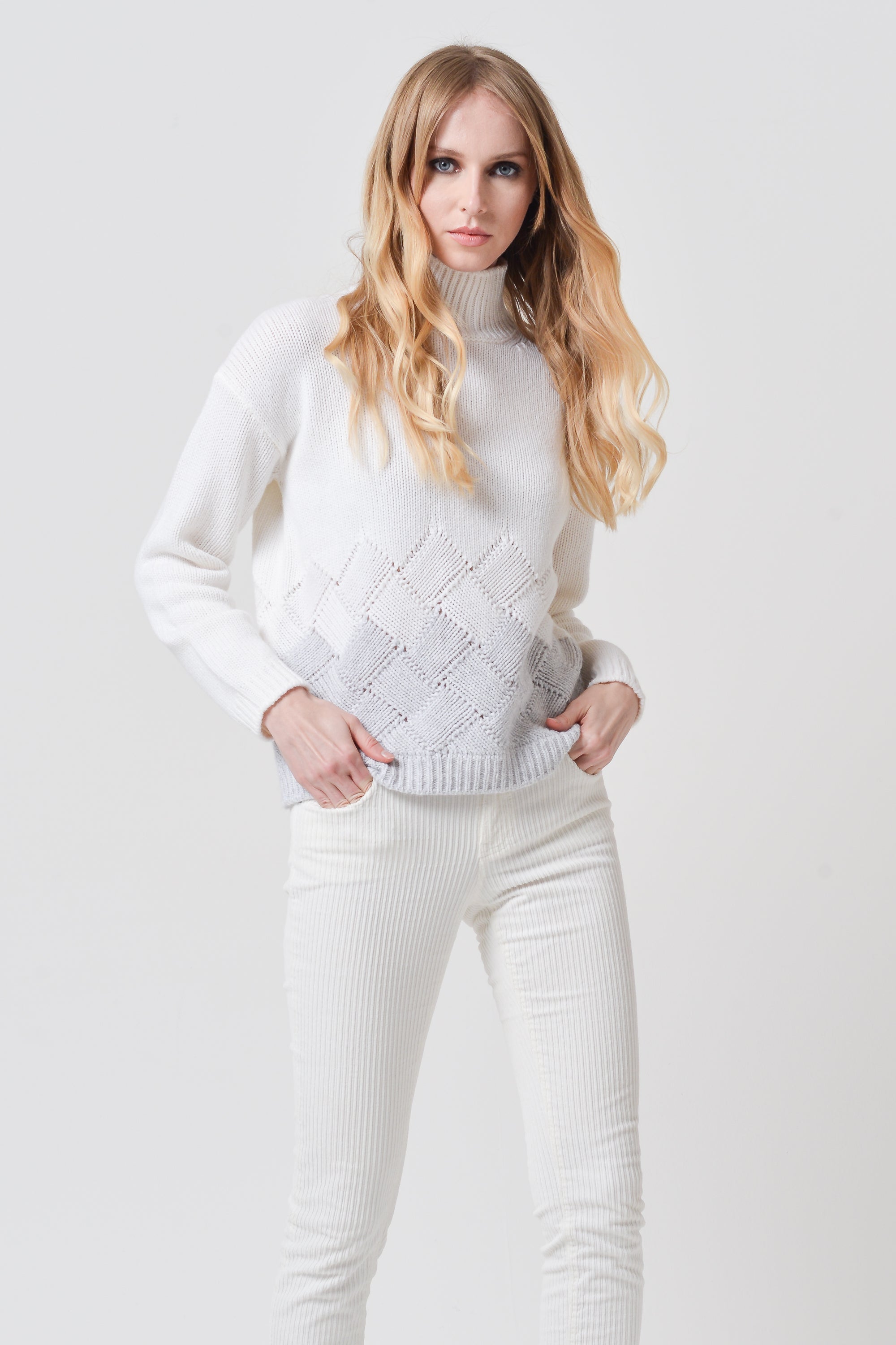 Welf High Neck Sweater - Granite