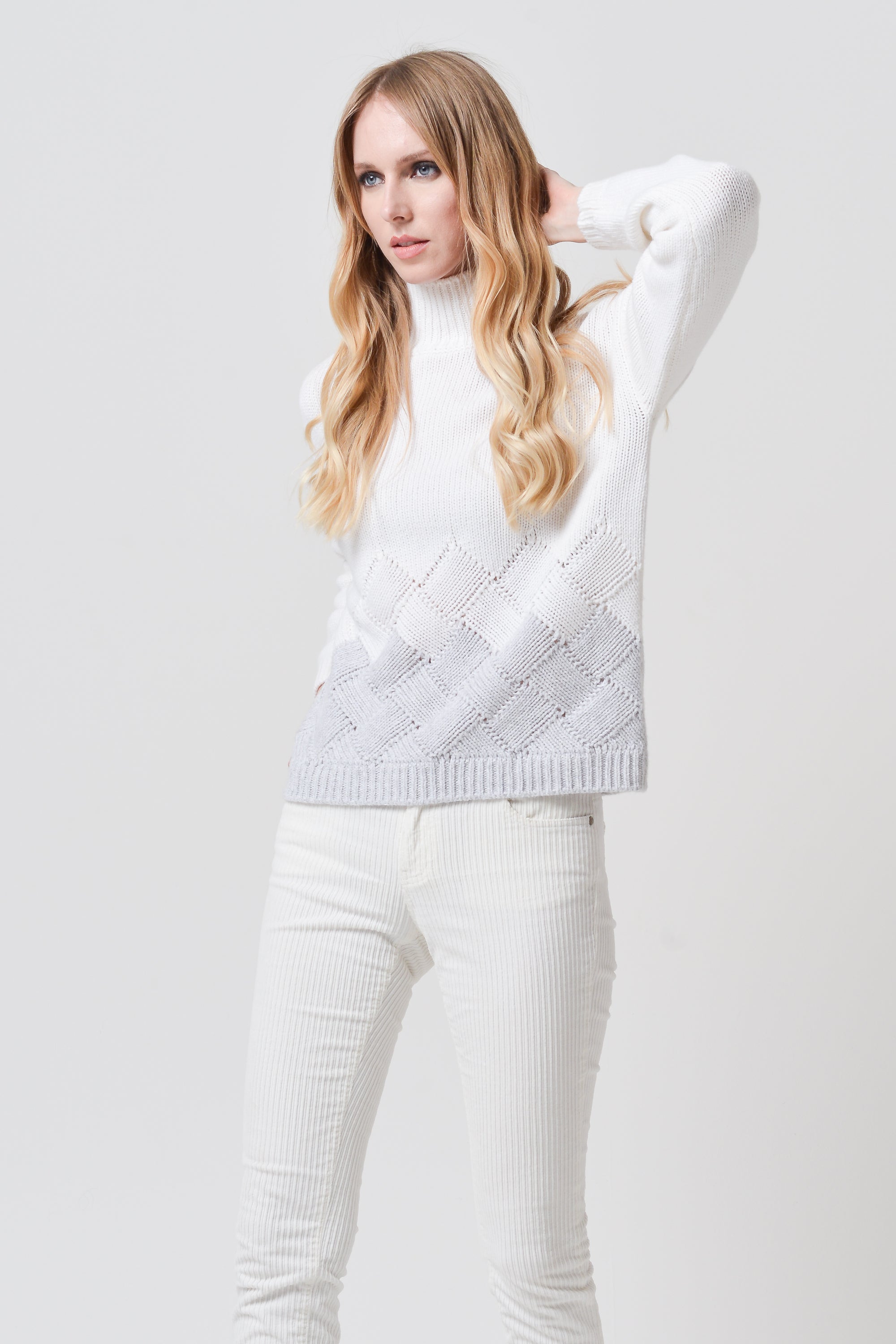 Welf High Neck Sweater - Granite