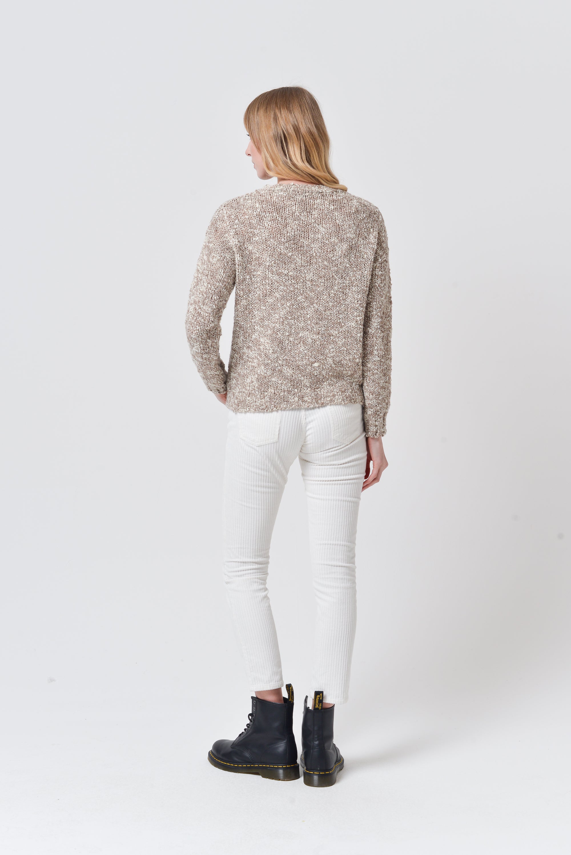 Kitz Bouclé Crewneck - Tundra