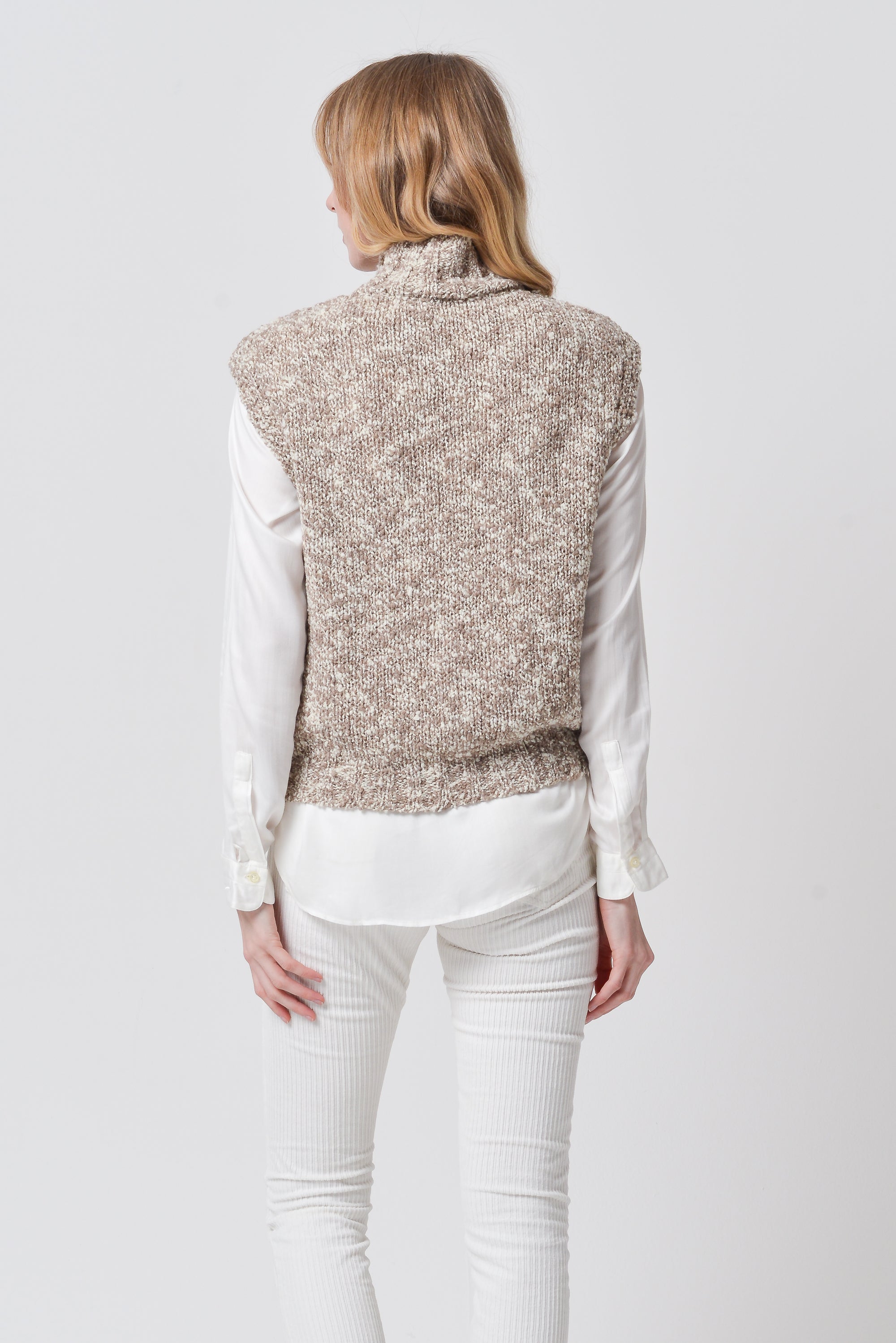 Laax Bouclé Sleeveless Knit - Tundra