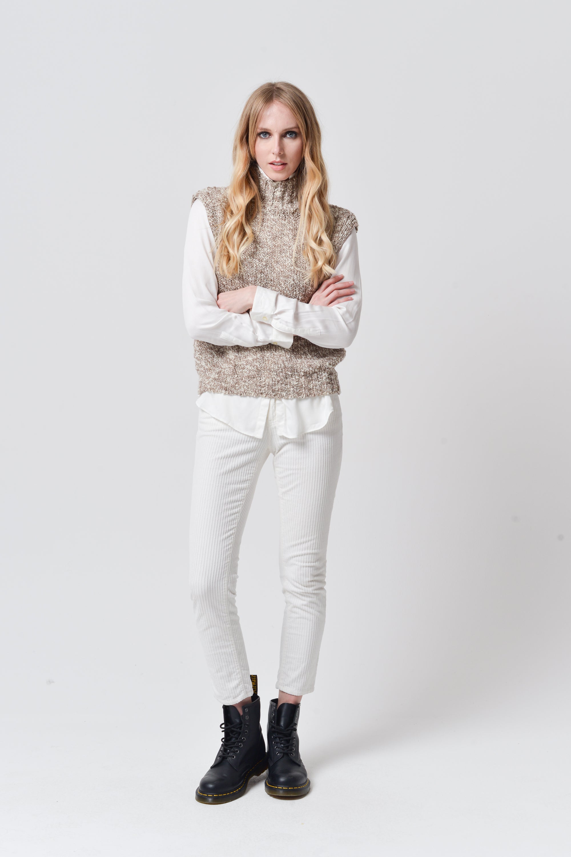 Laax Bouclé Sleeveless Knit - Tundra