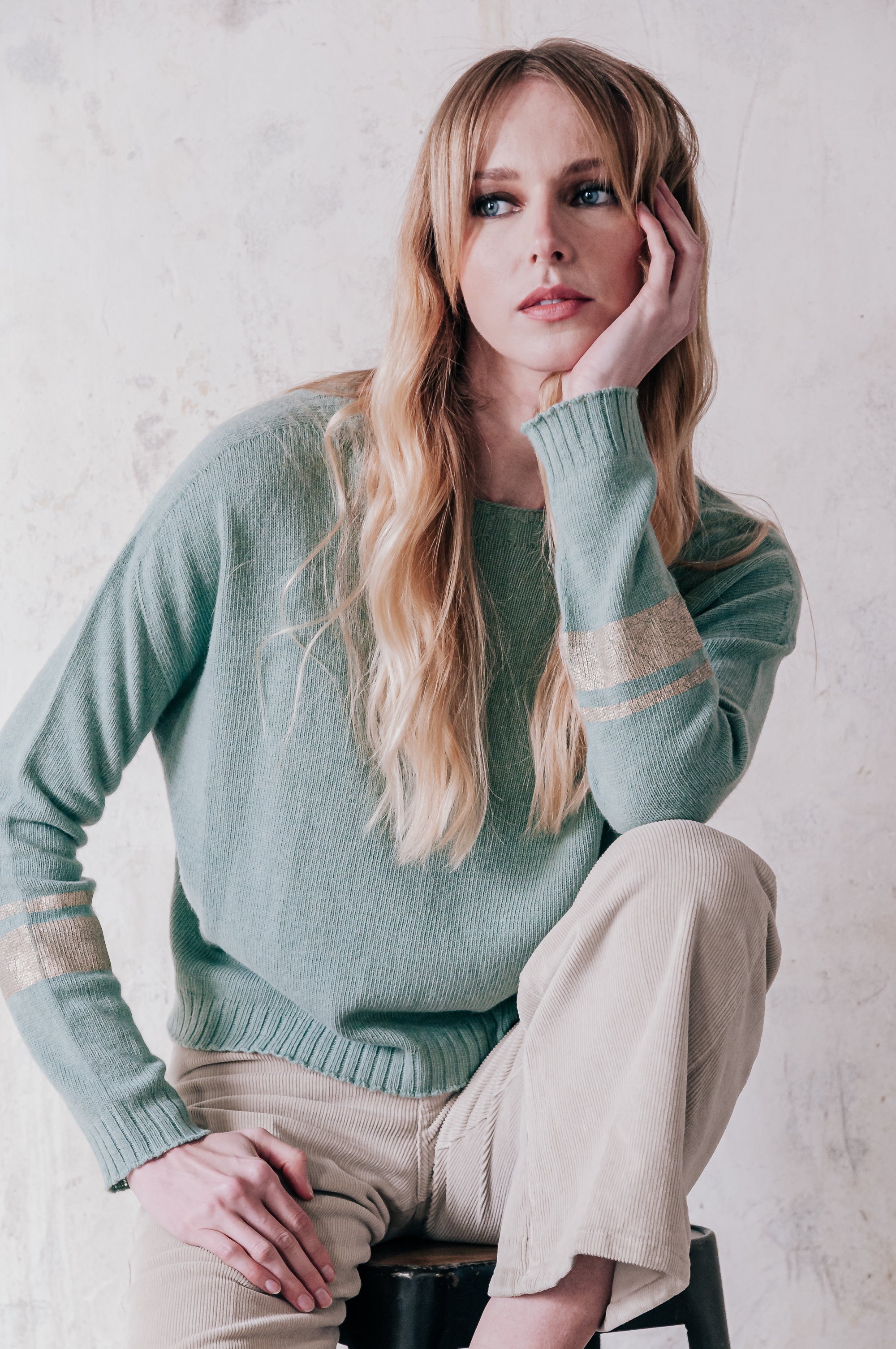 Franze Lux - Crewneck - Foglia