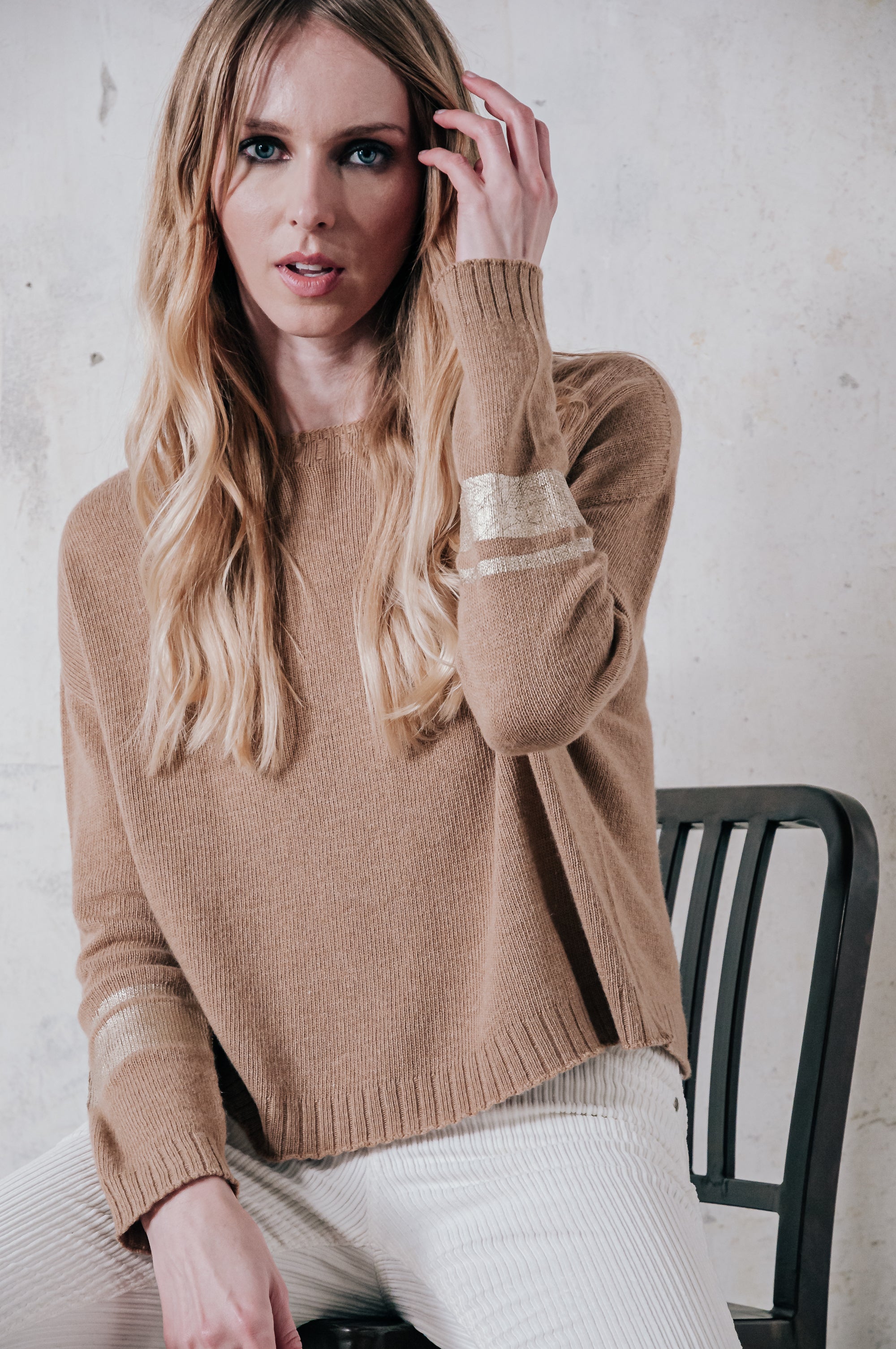 Franze Lux - Crewneck - Grano