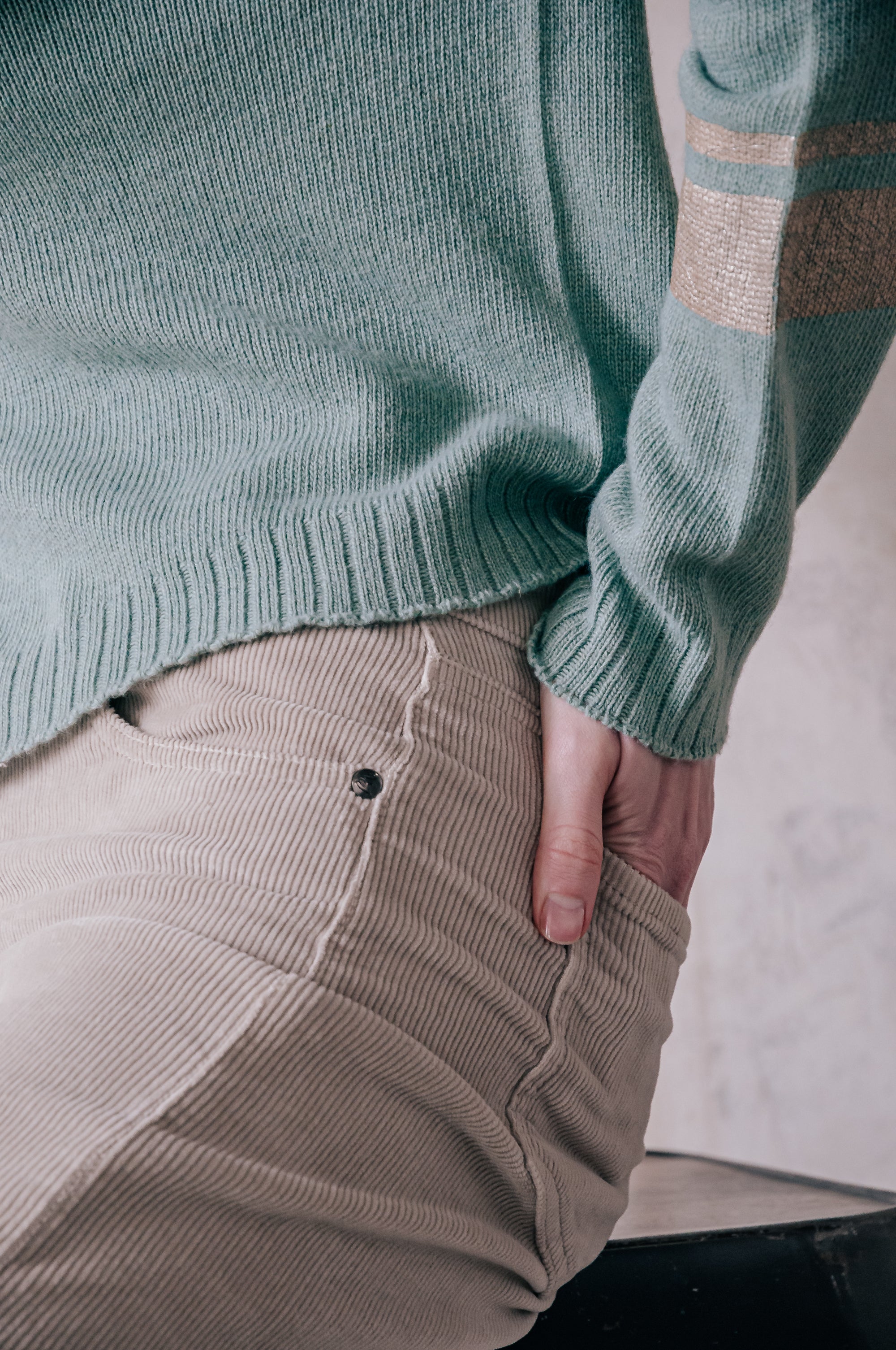 Franze Lux - Crewneck - Foglia