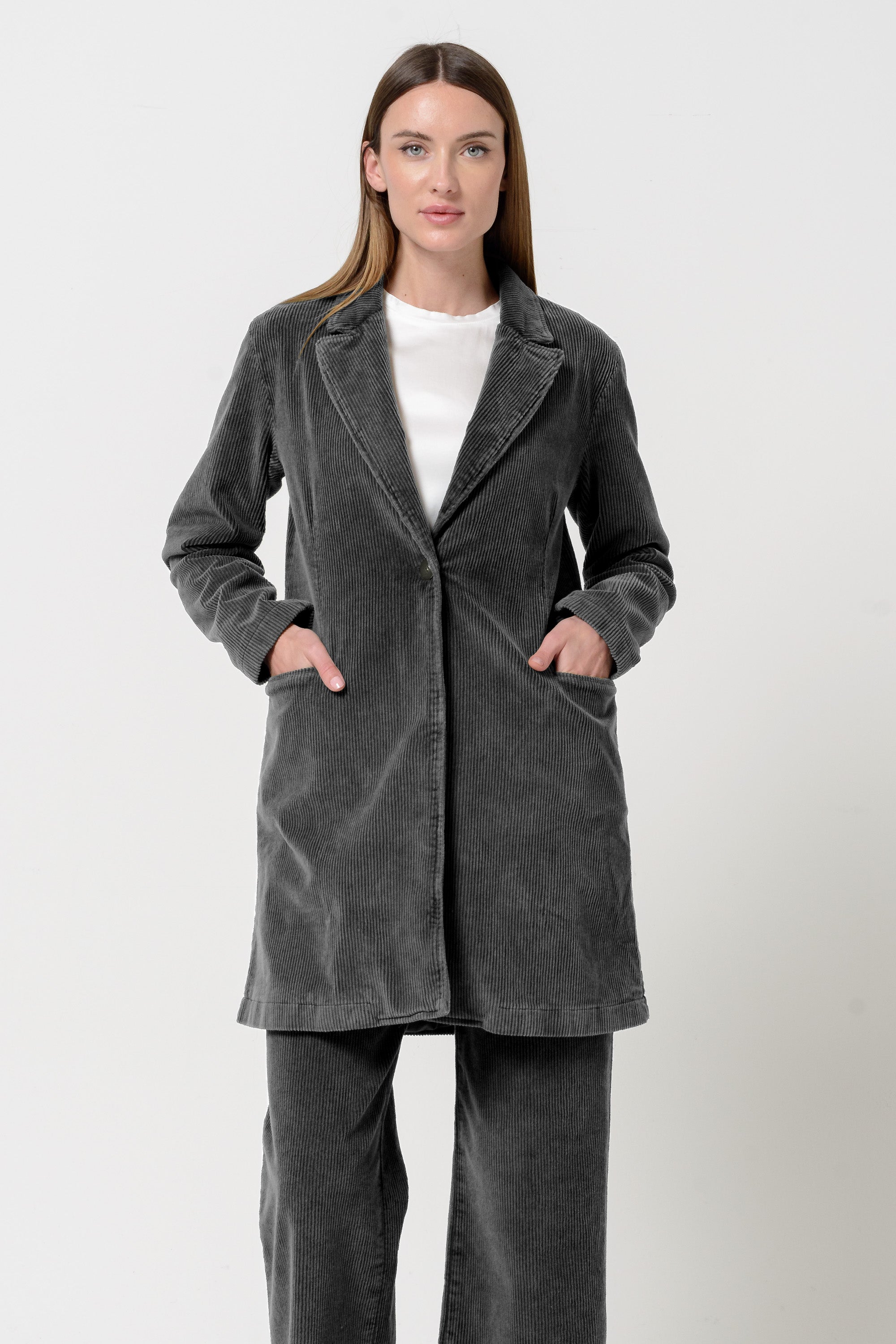 Down Town Long Blazer - Lavica