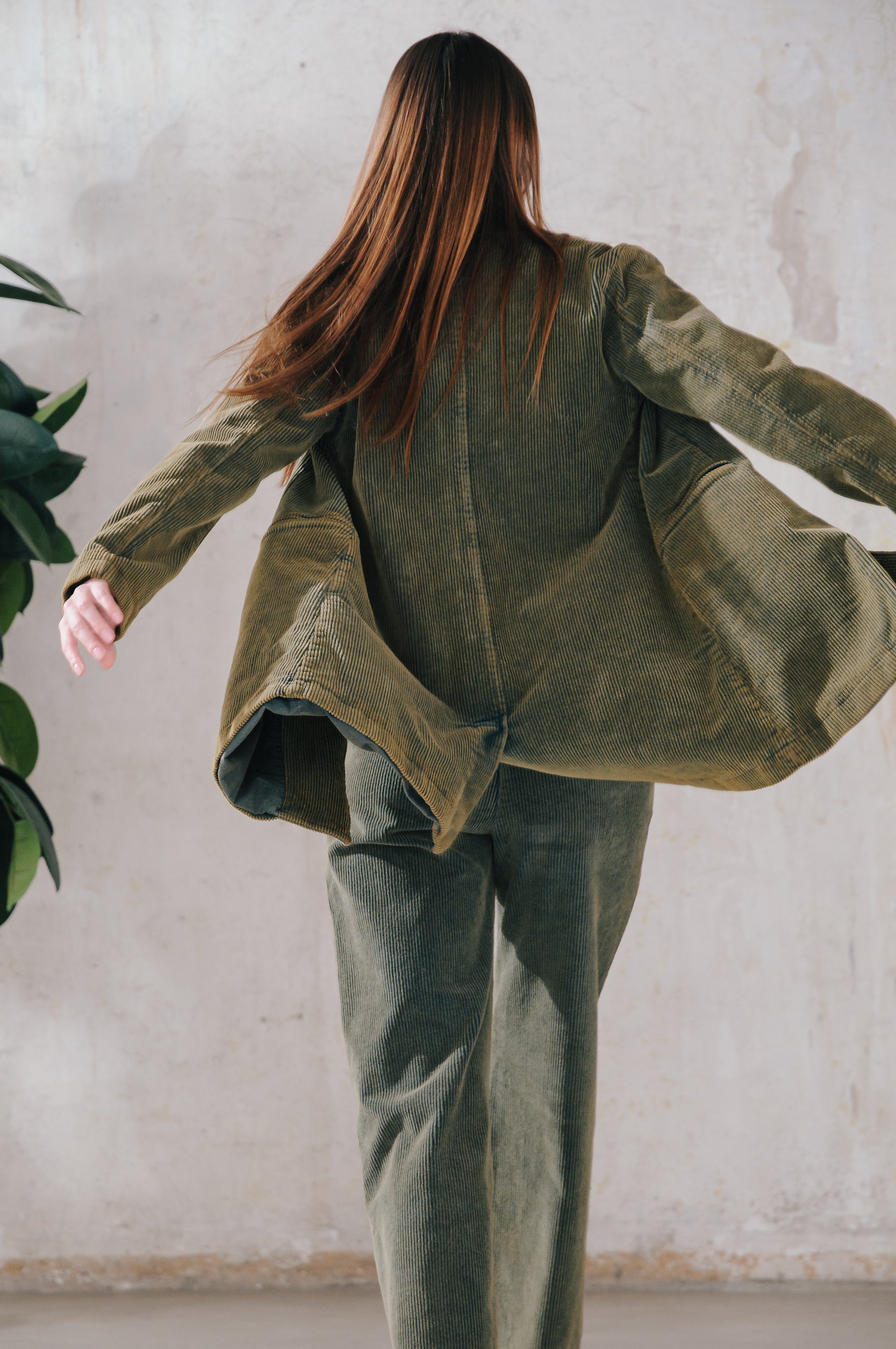 Down Town Long Blazer - Agate