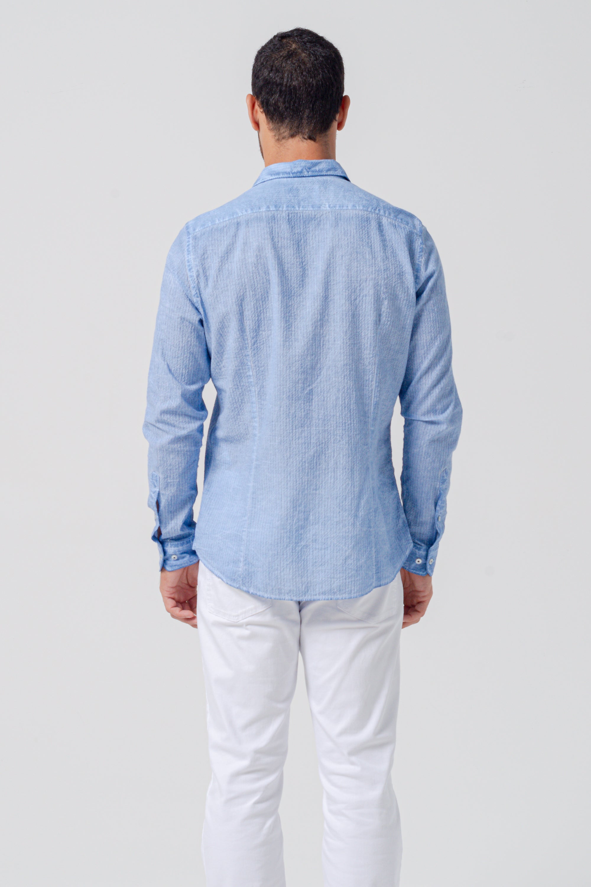 Classic Fit Cloque Shirt - Vento