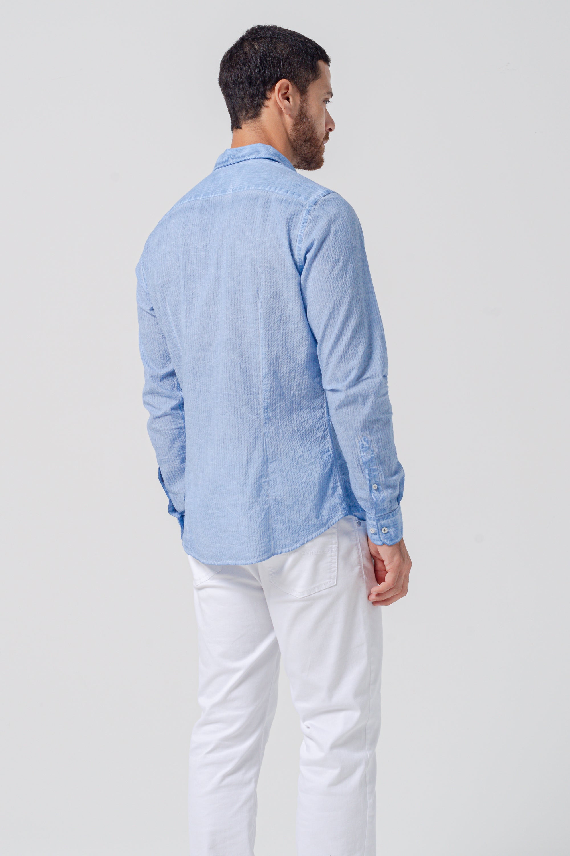 Classic Fit Cloque Shirt - Vento