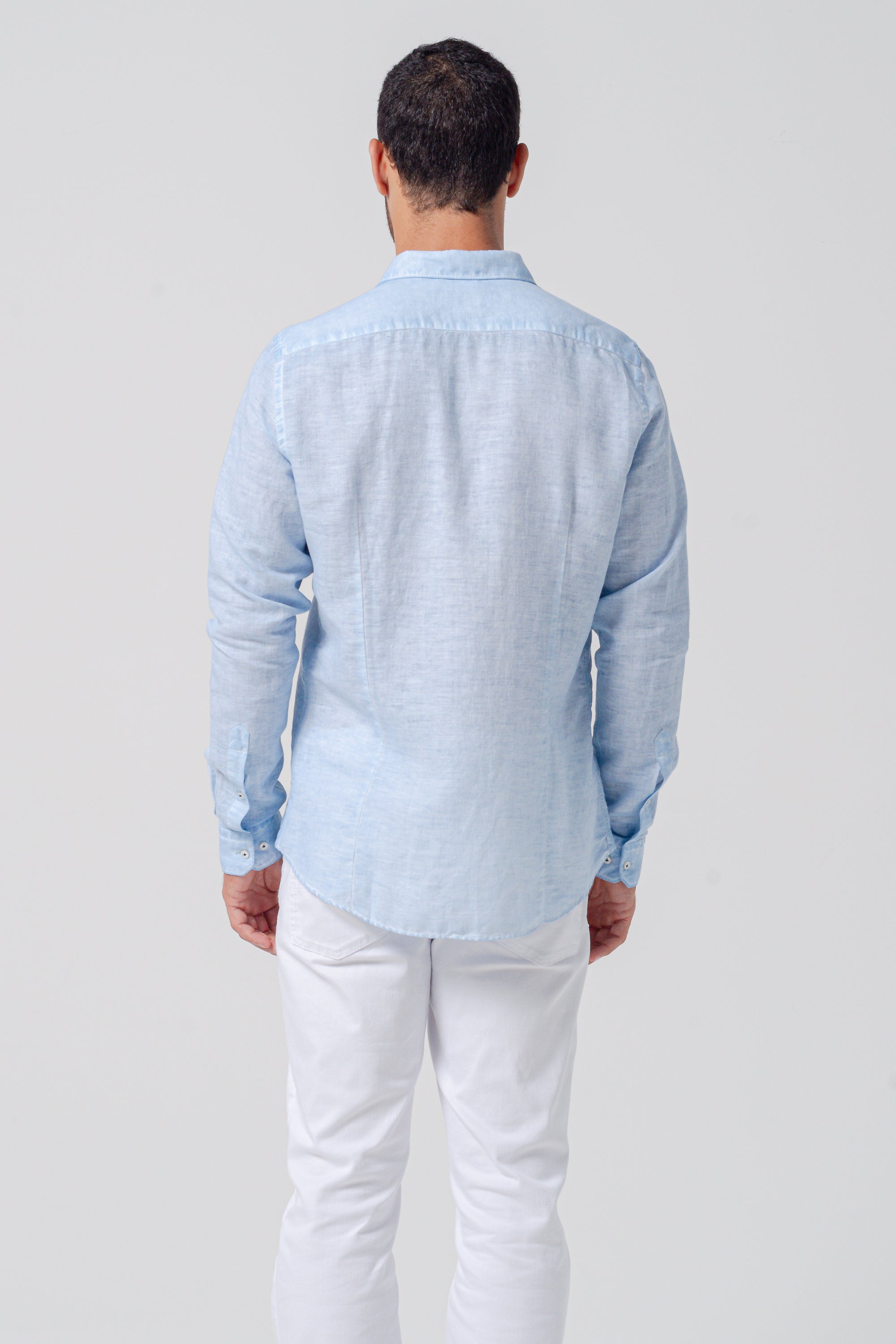 Classic Fit Linen Blend Shirt - Aria