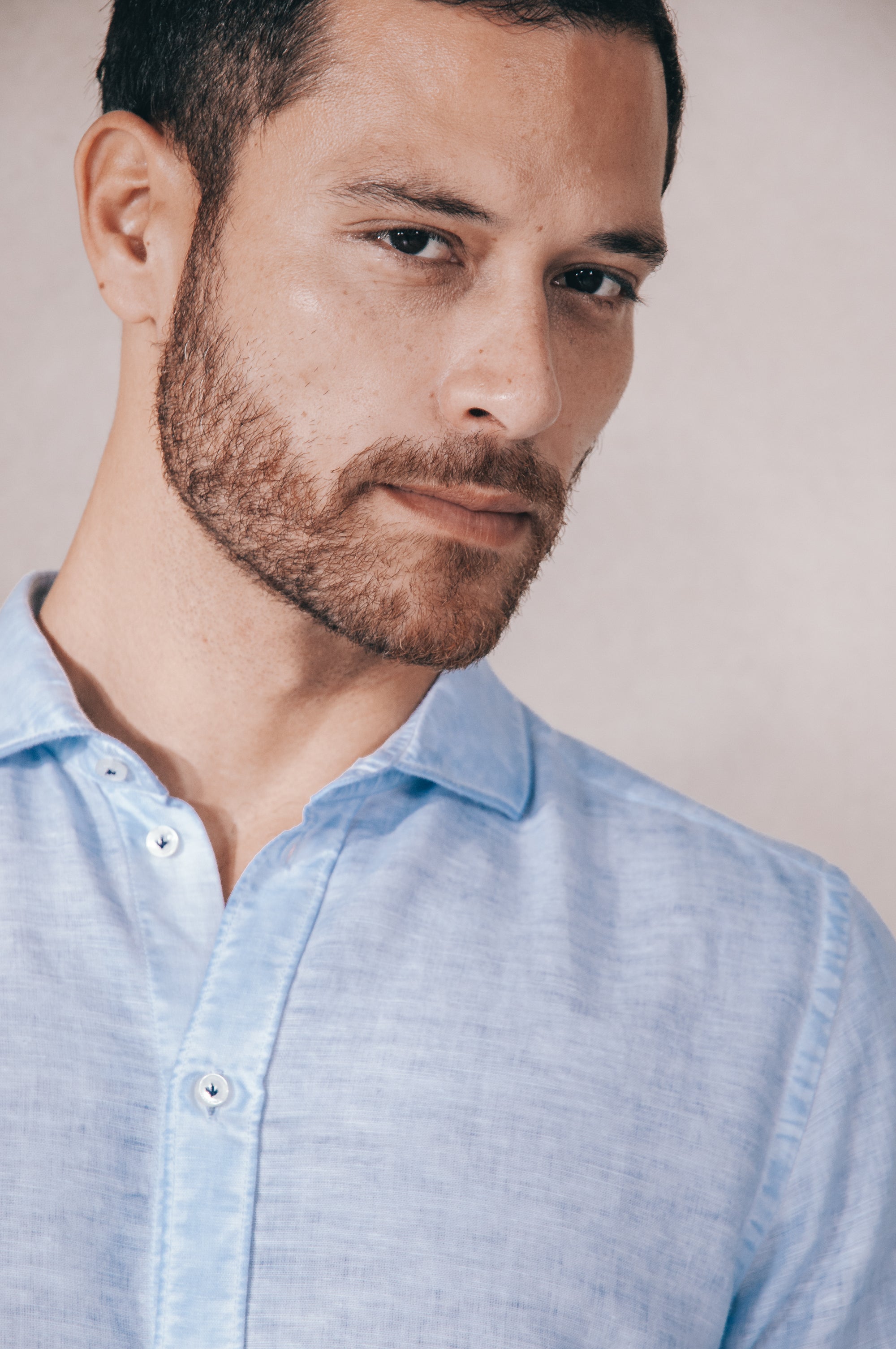 Classic Fit Linen Blend Shirt - Aria