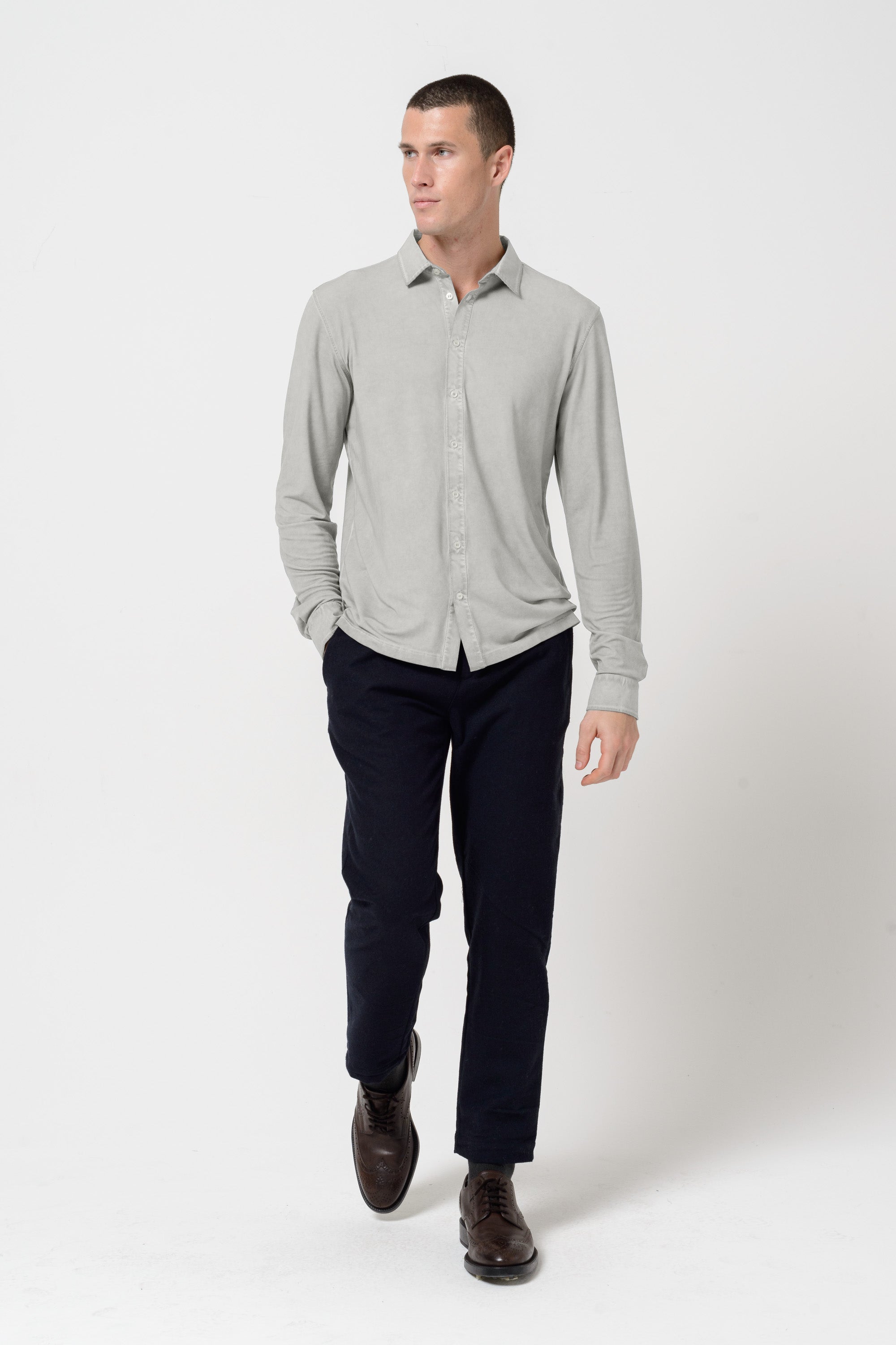 Scott Shirt Relax - Platino