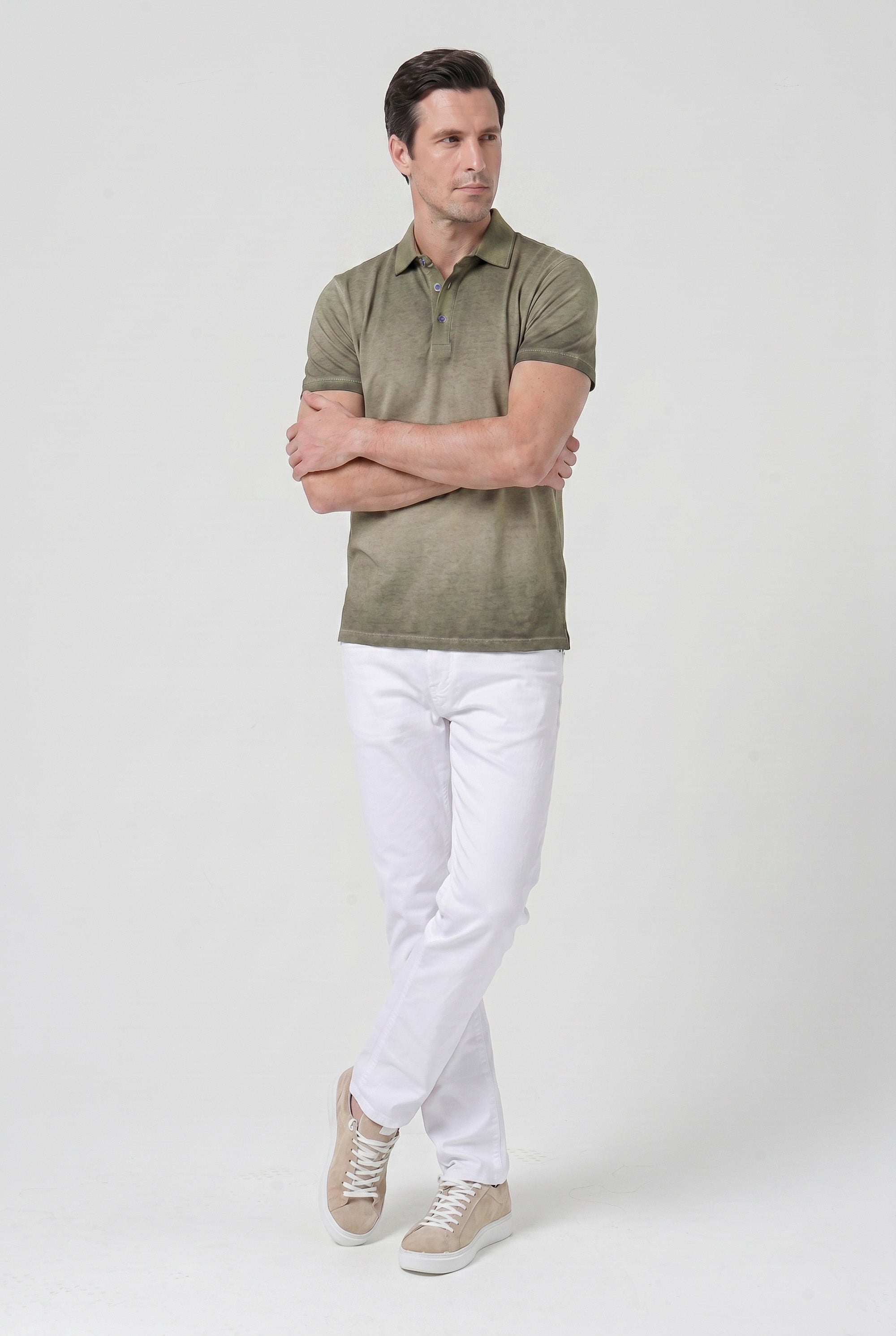 Hampton Polo Faded - Willow