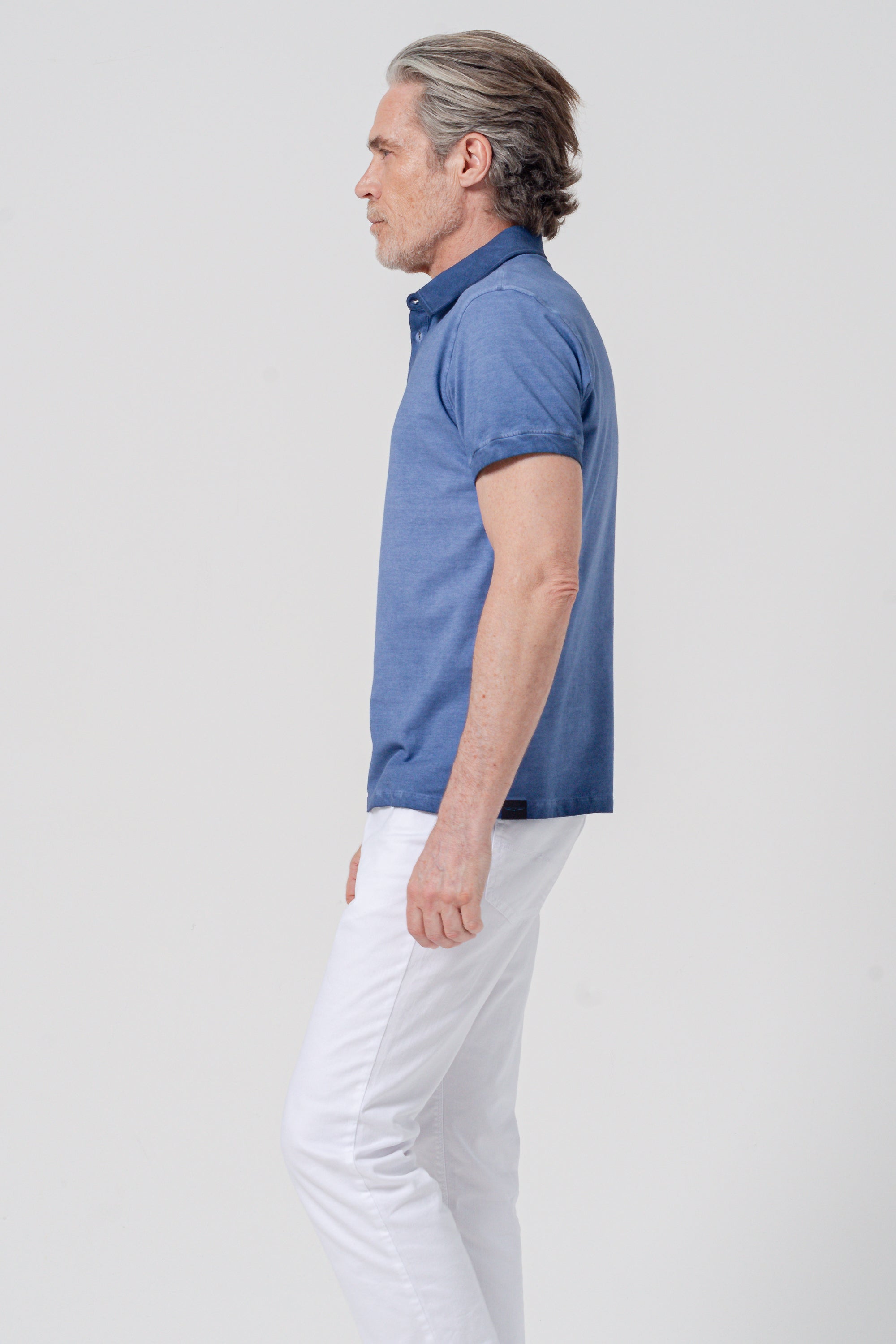 Hampton Polo Slim Faded - Nautico
