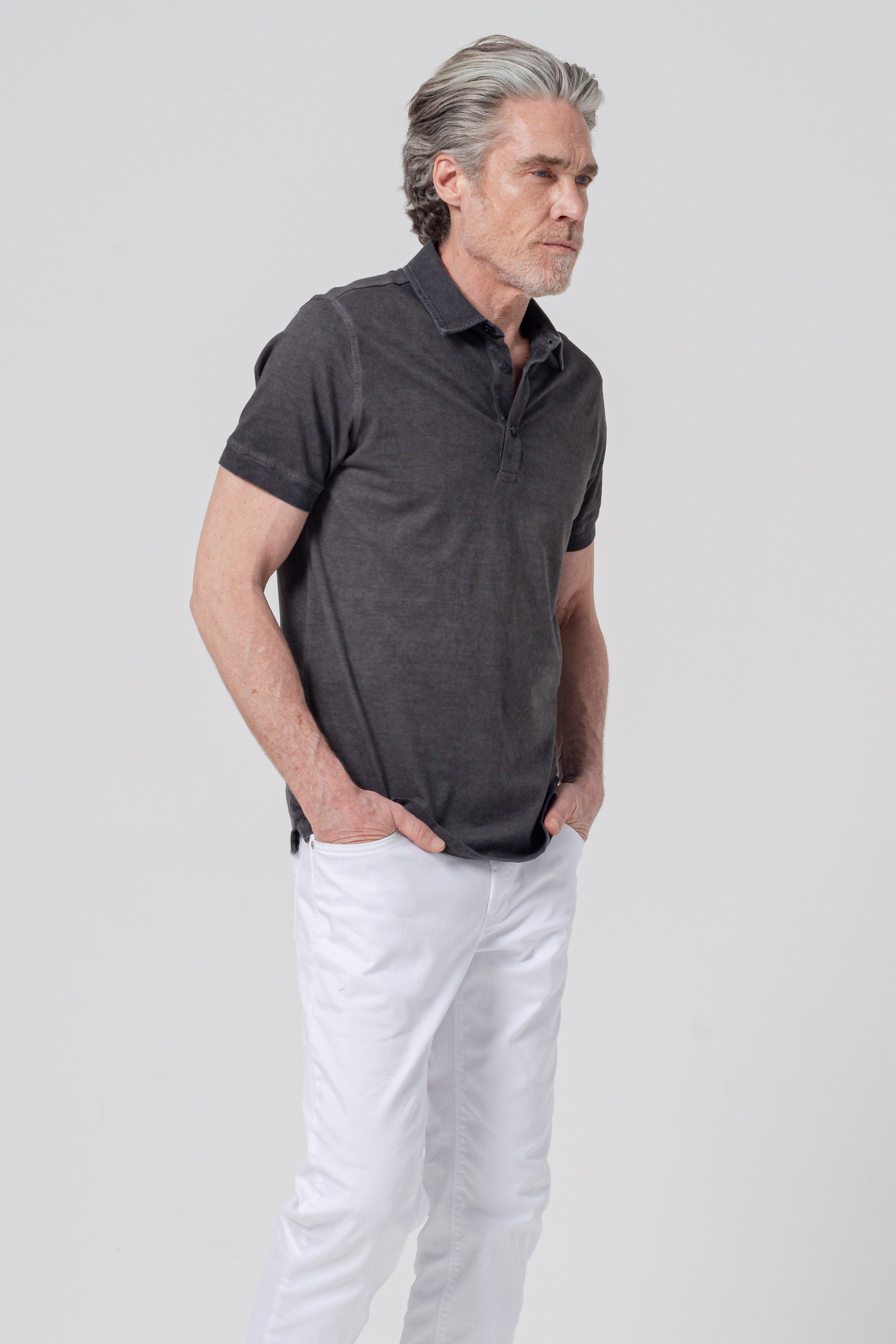 Hampton Polo Slim Faded - Tonga