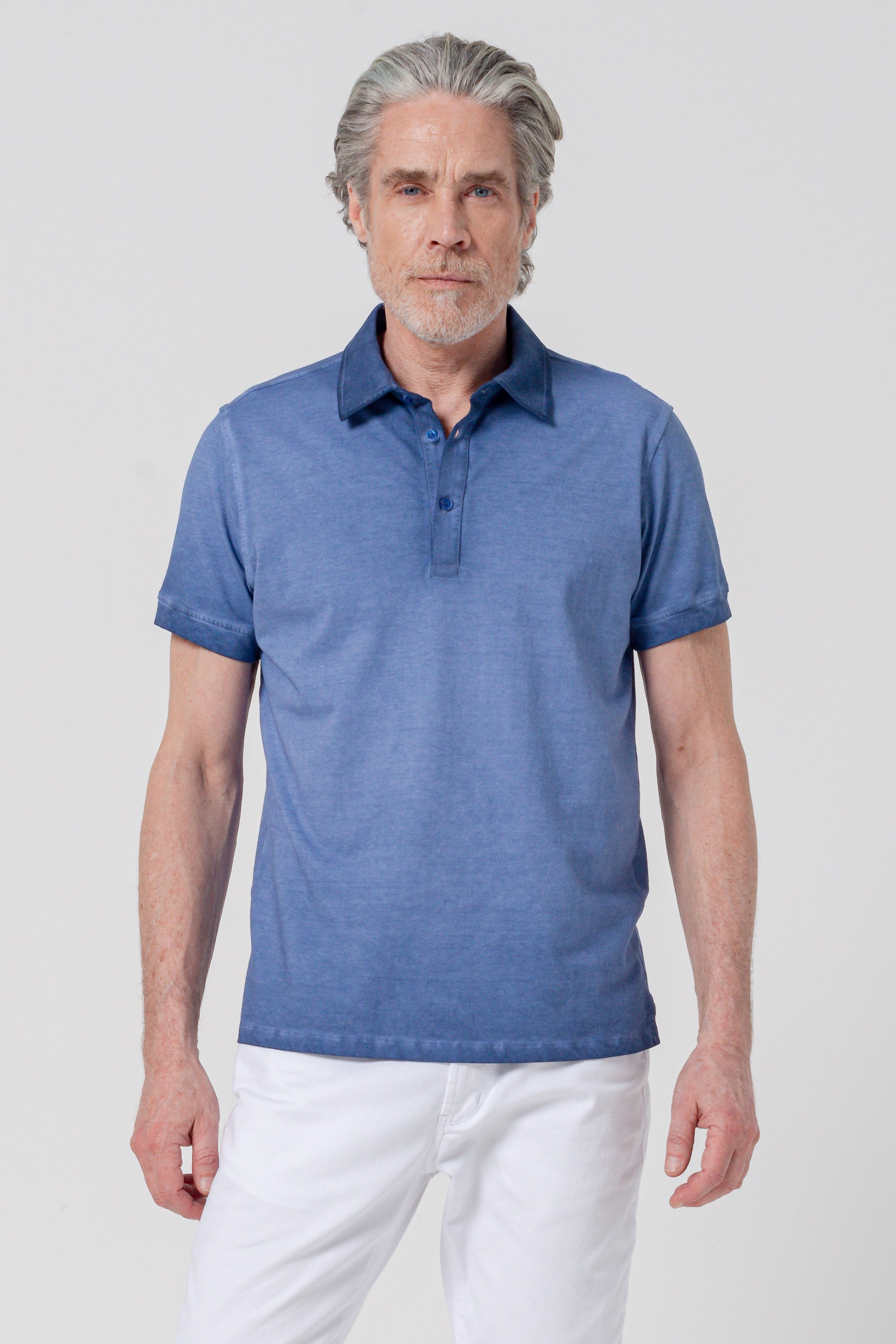 Hampton Polo Slim Faded - Nautico