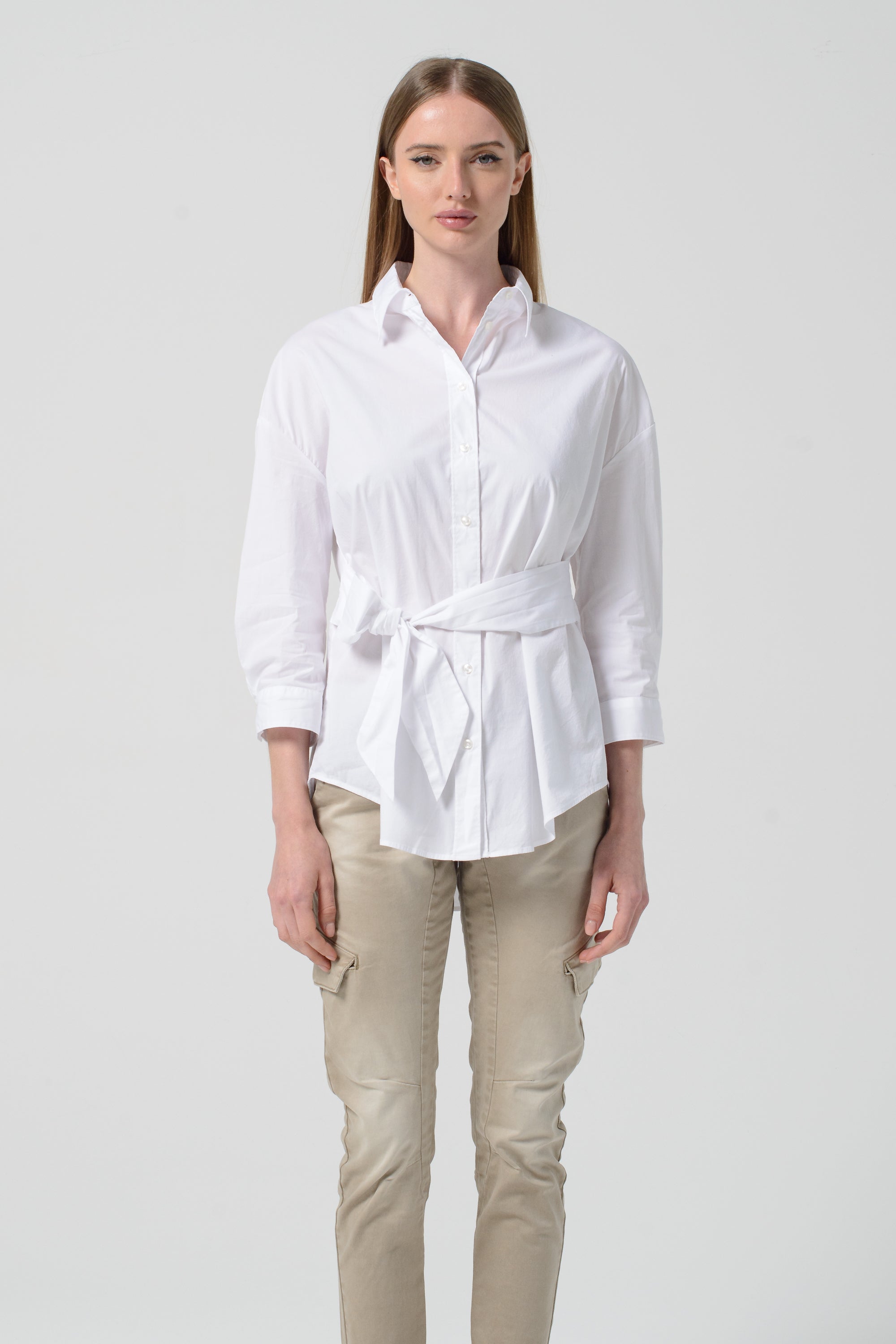 Lyon Poplin Shirt - White