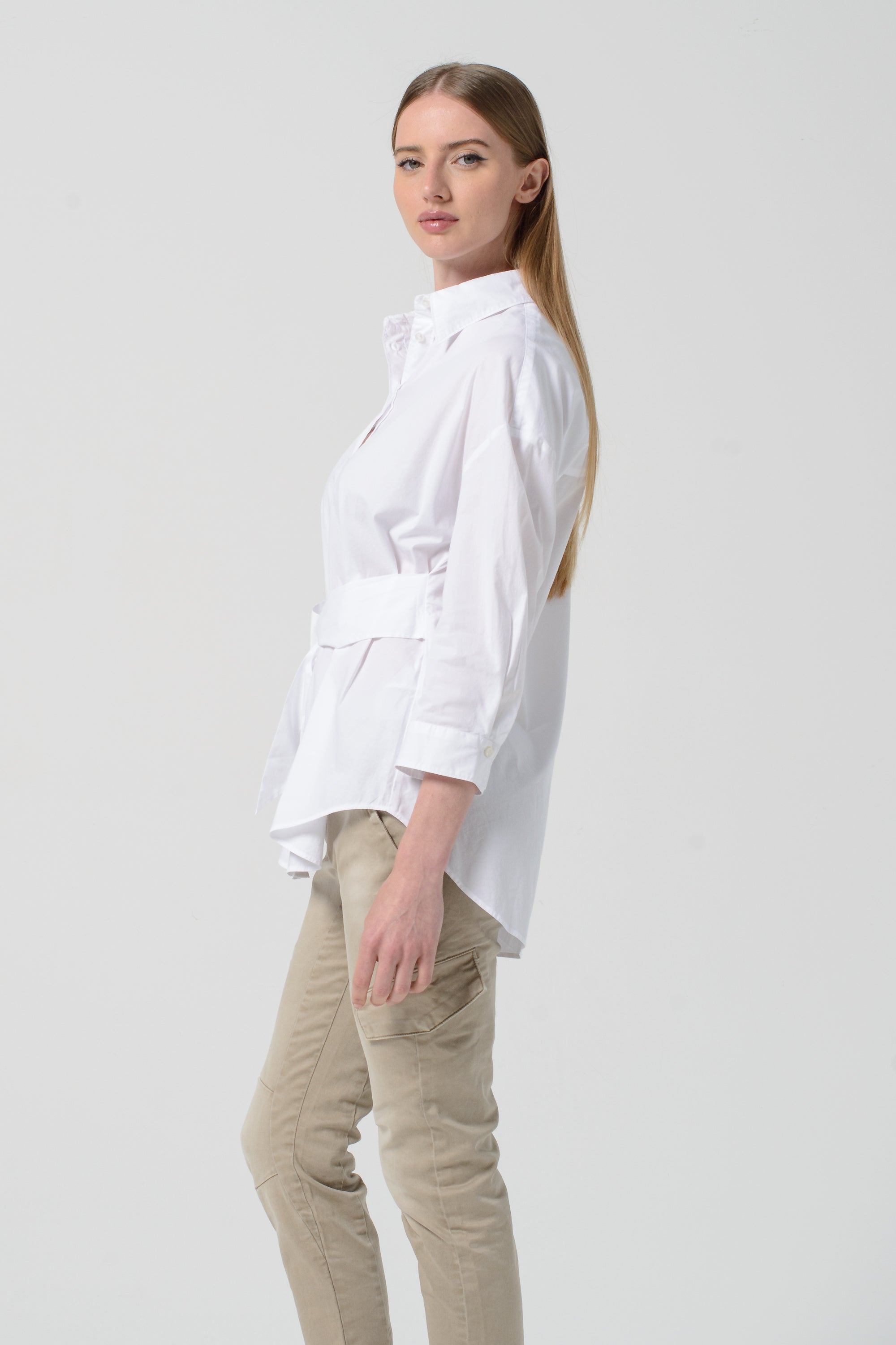 Lyon Poplin Shirt - White