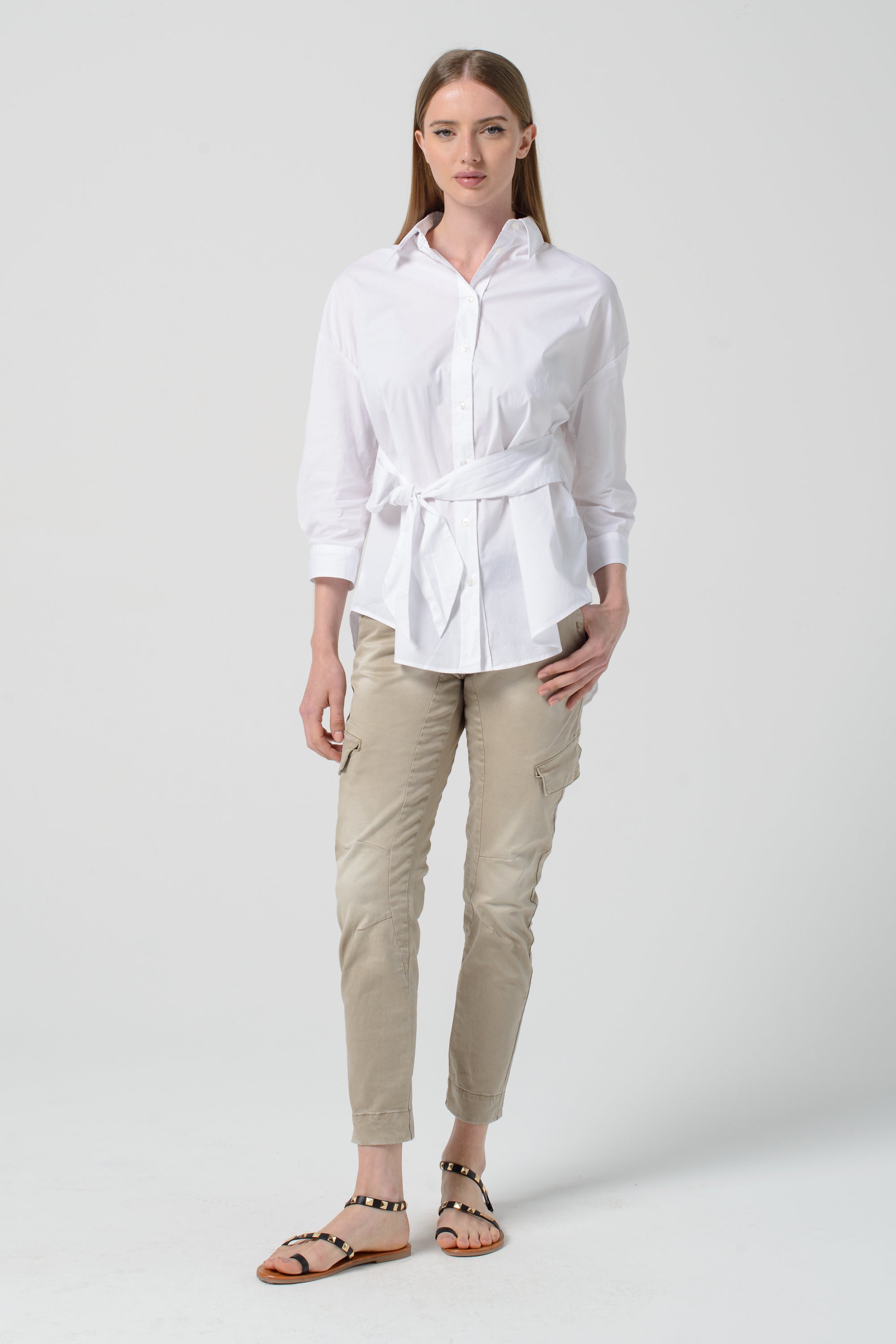 Lyon Poplin Shirt - White