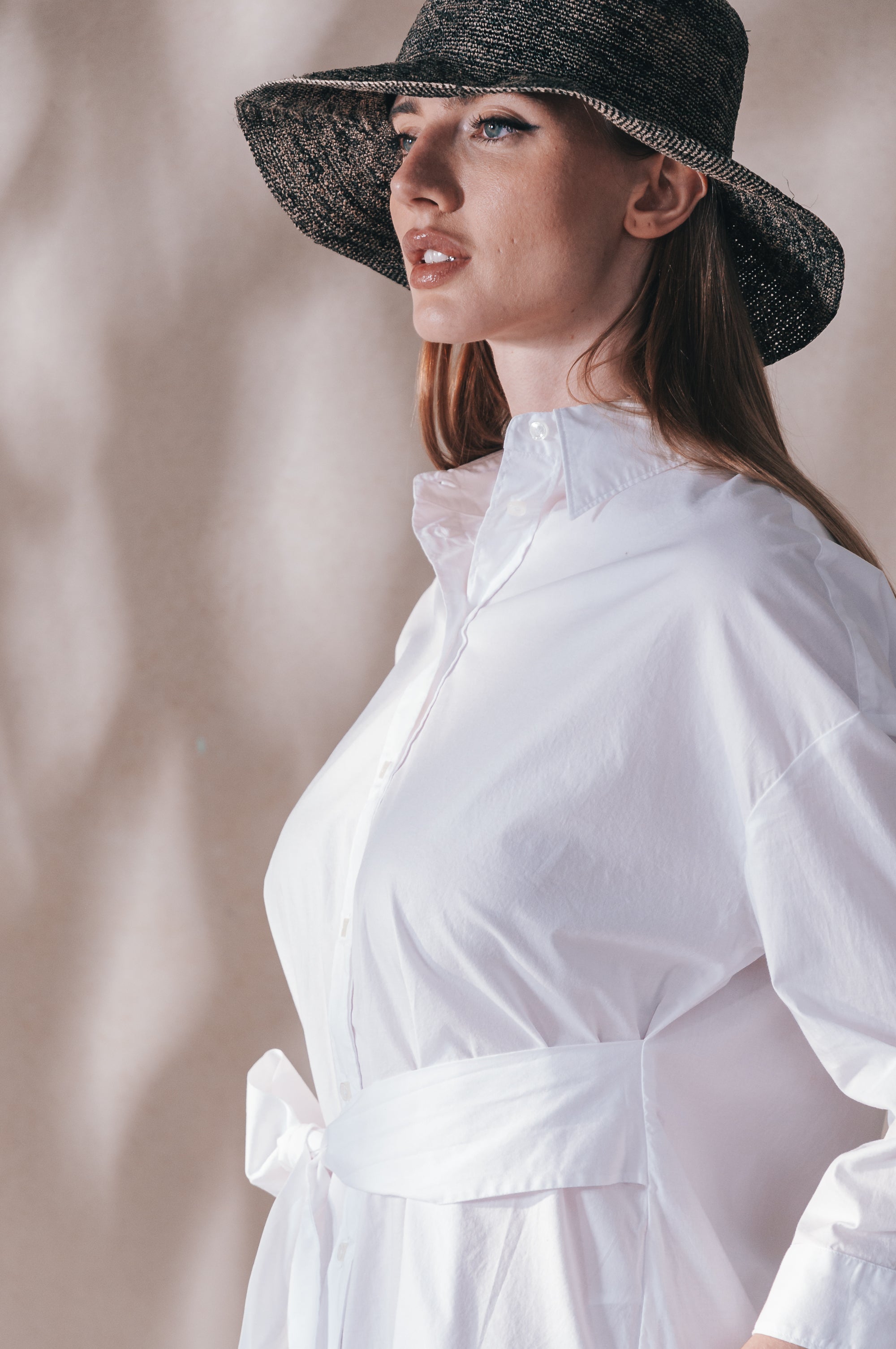 Lyon Poplin Shirt - White