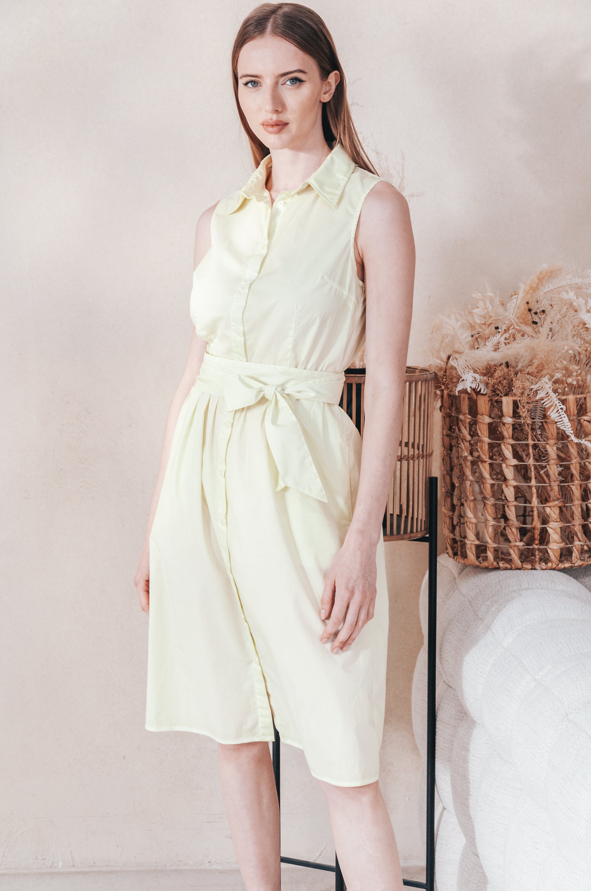 Sarah Poplin Shirtdress - Pera