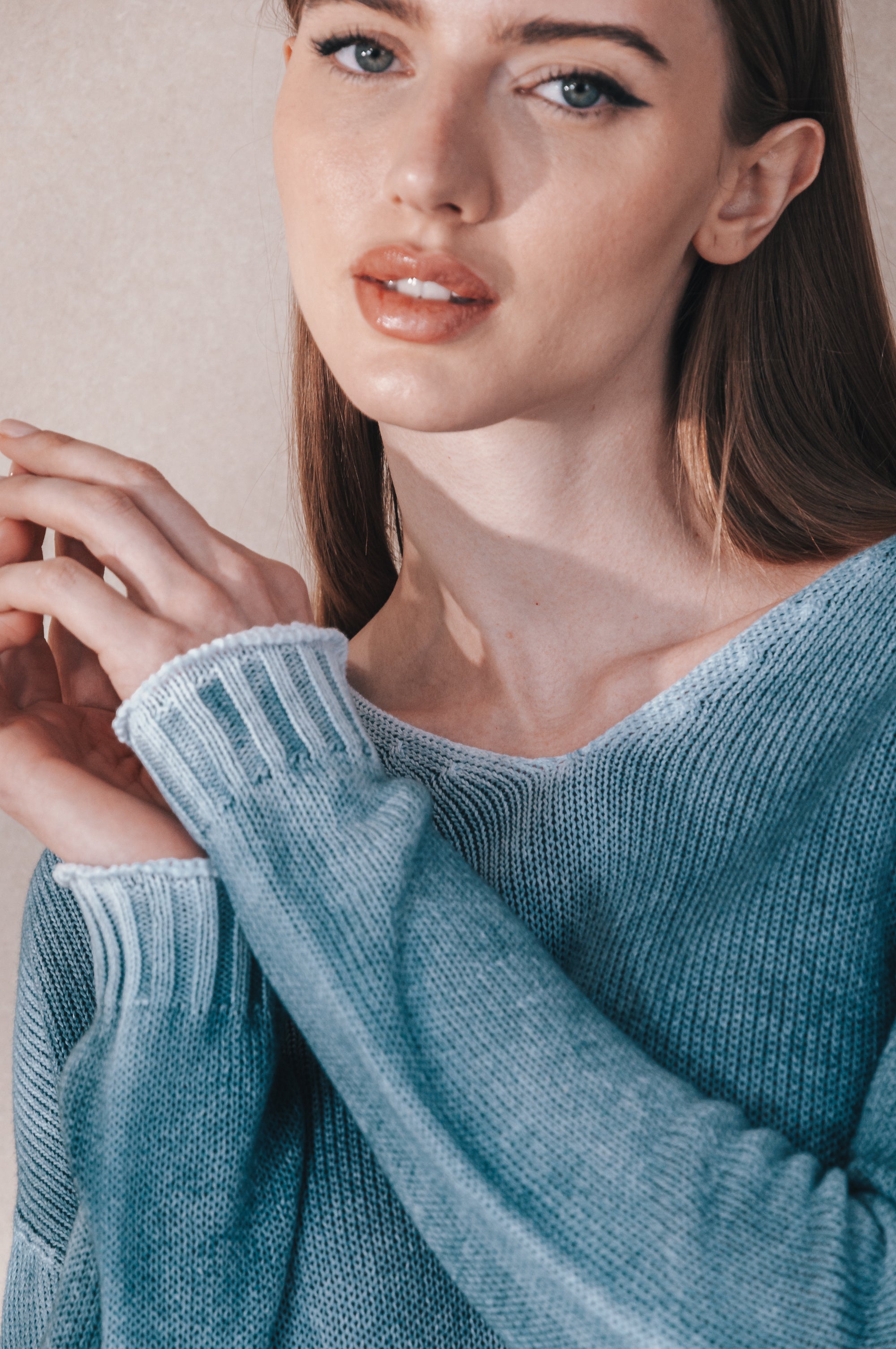 Leto V Knit Frost Art - Seaweed