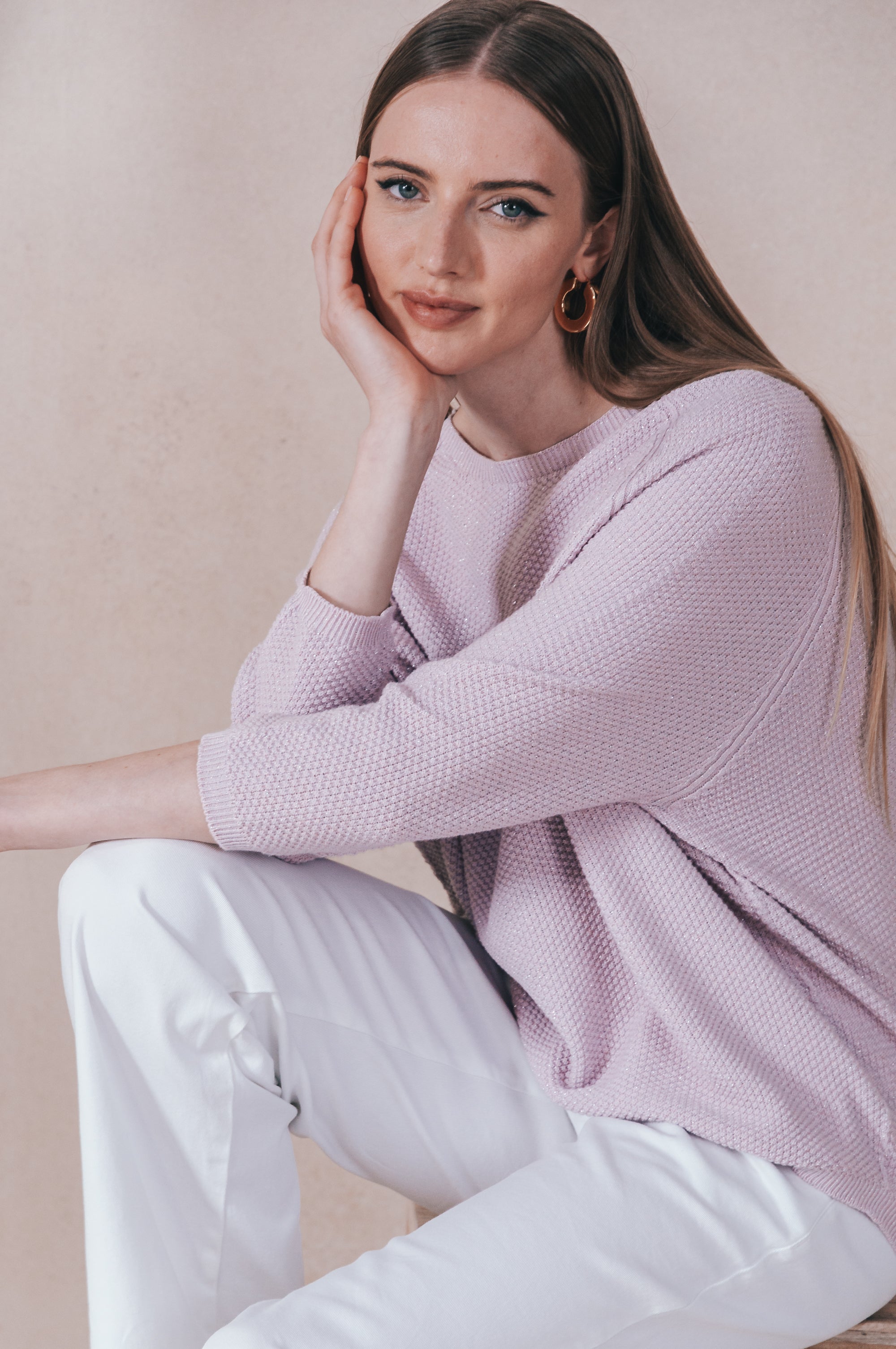 Laryssa Knit - Petal