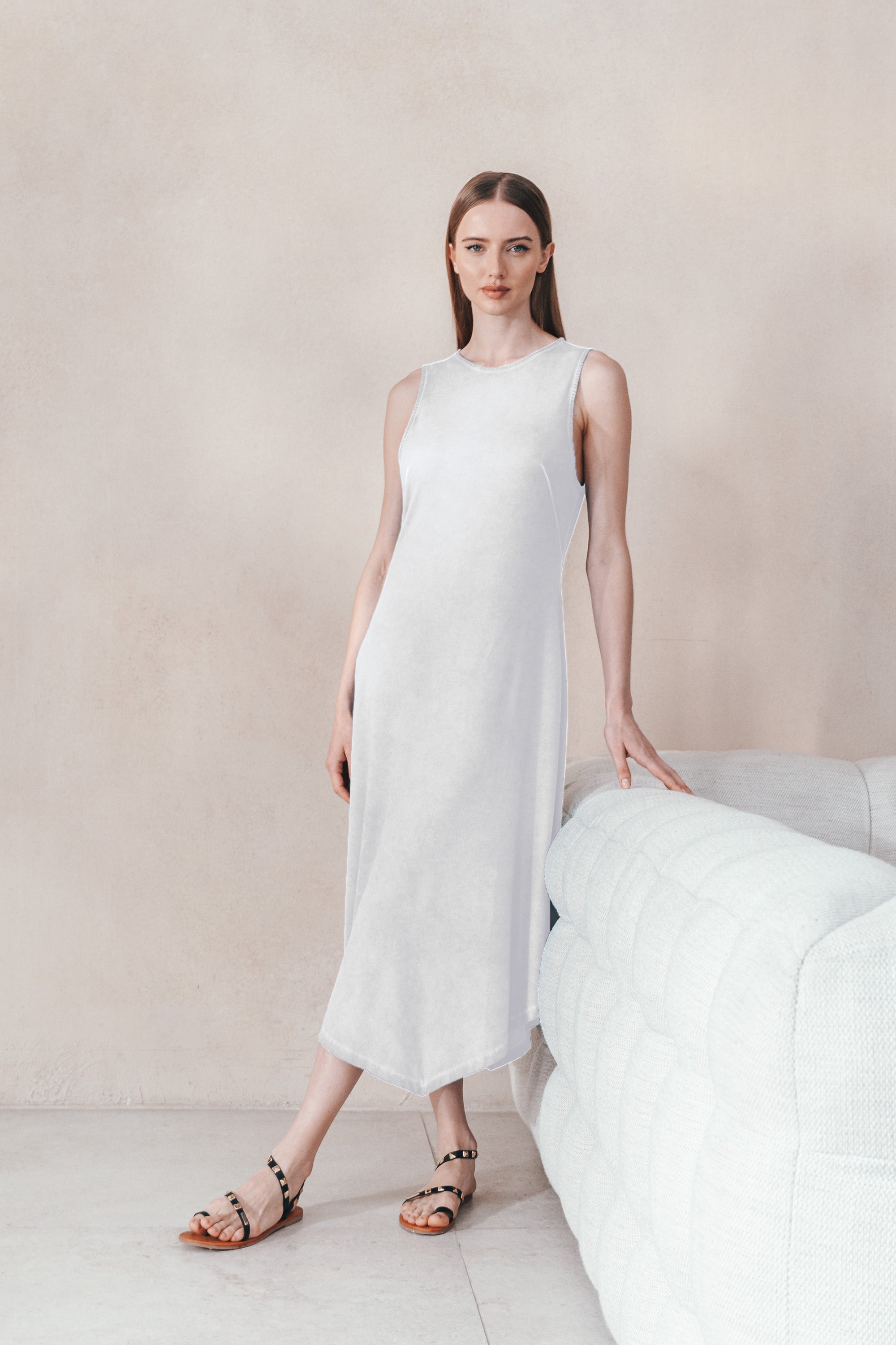 Mademoiselle Dress - White