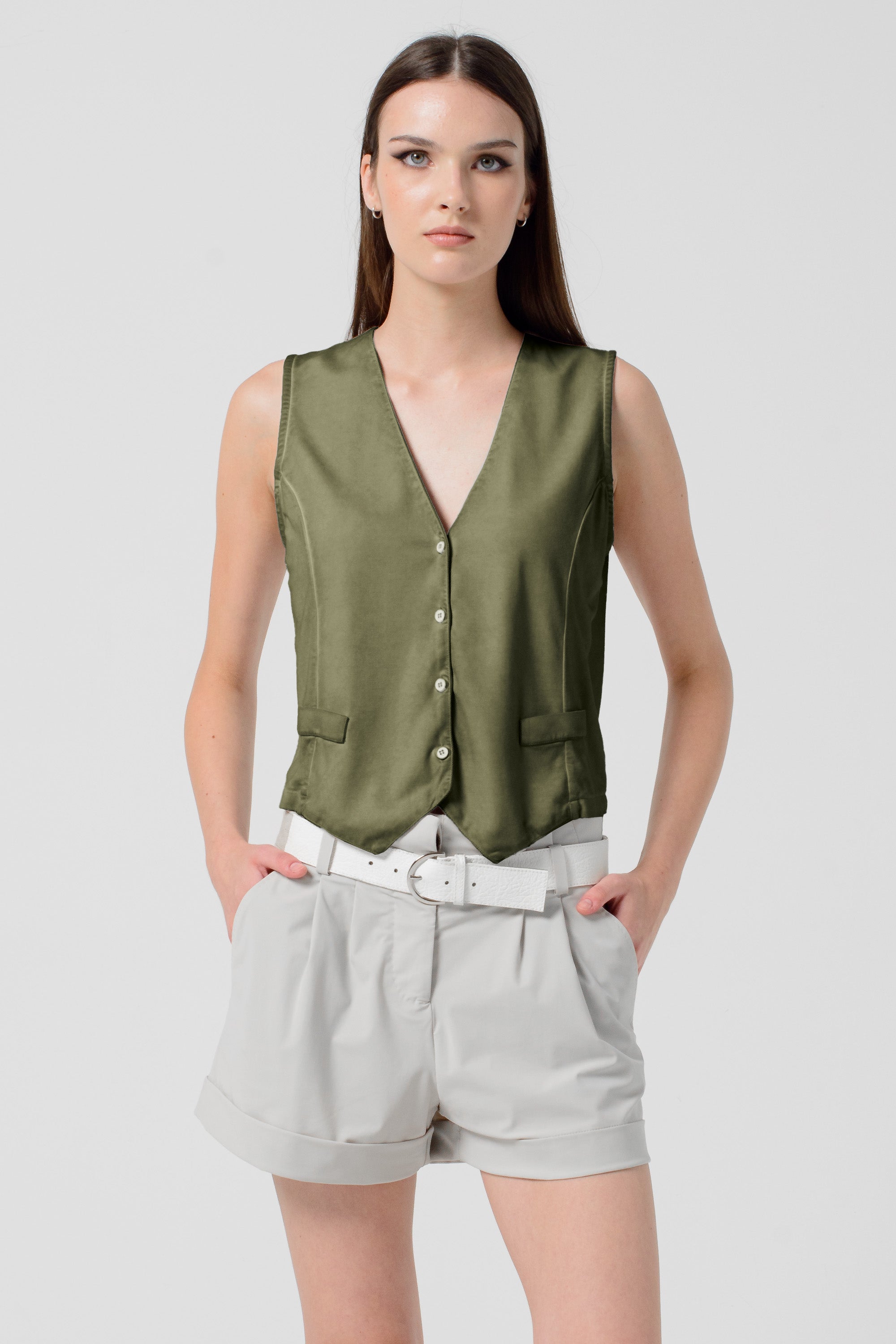Marconne Vest - Willow