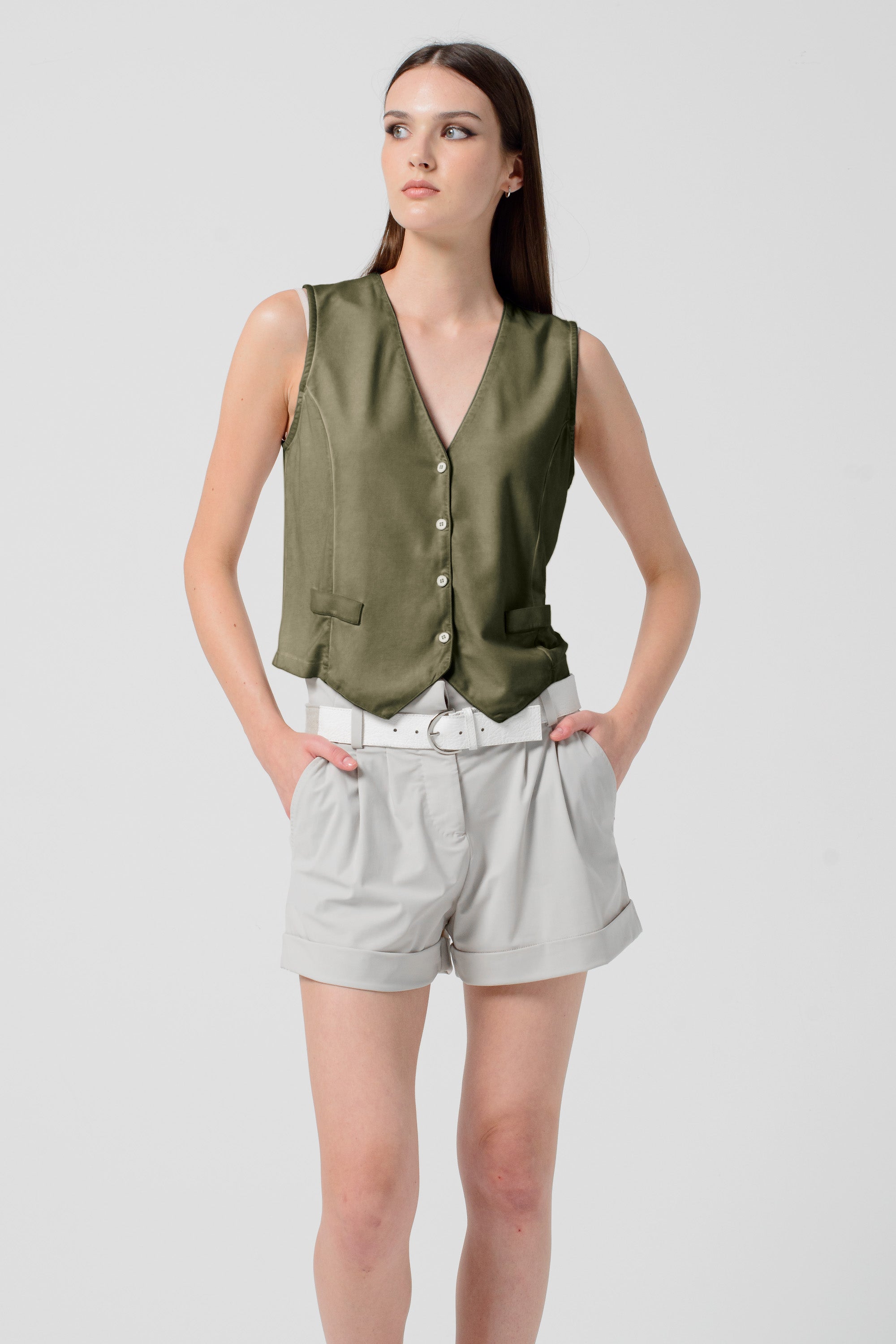 Marconne Vest - Willow