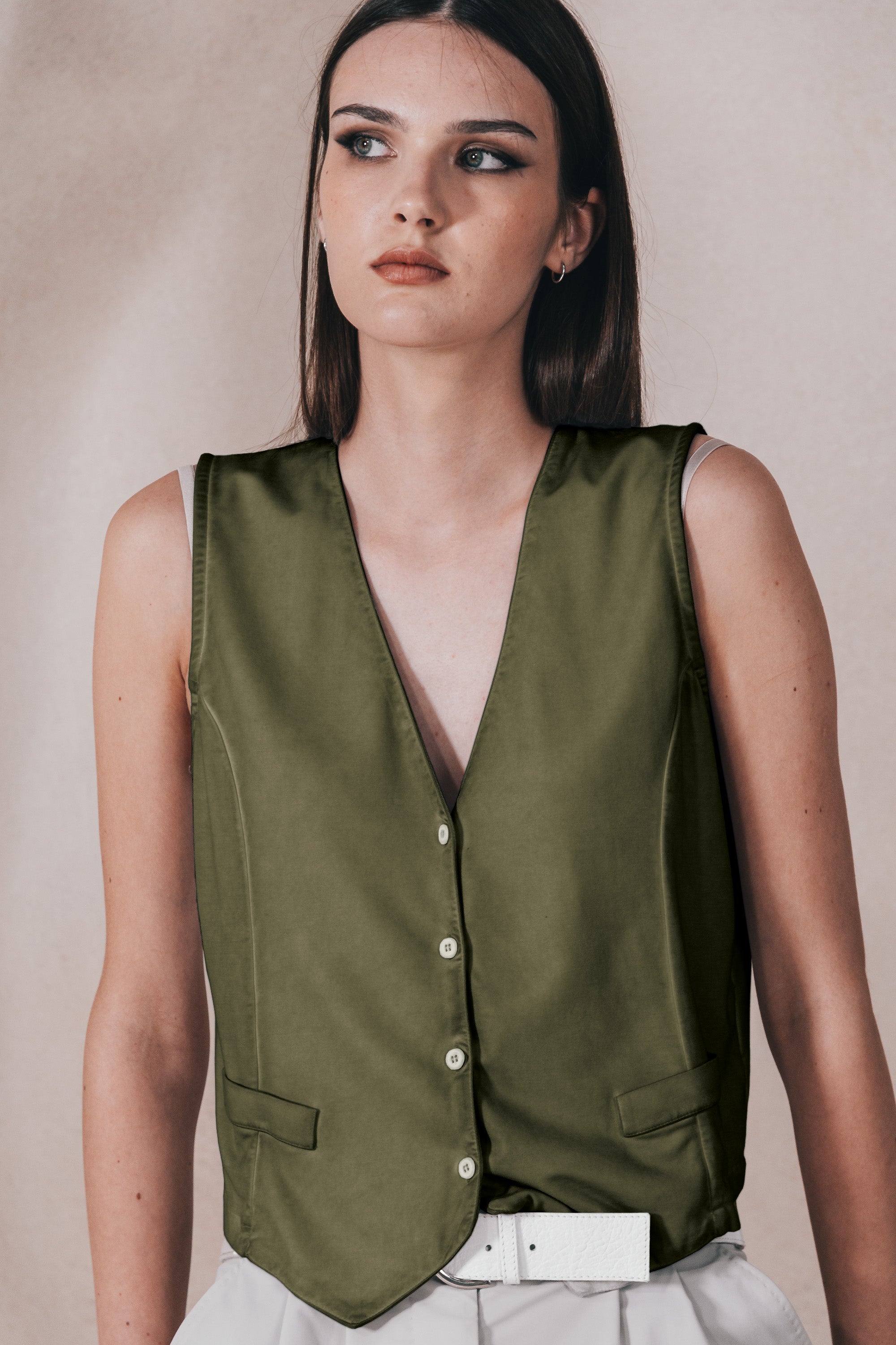 Marconne Vest - Willow