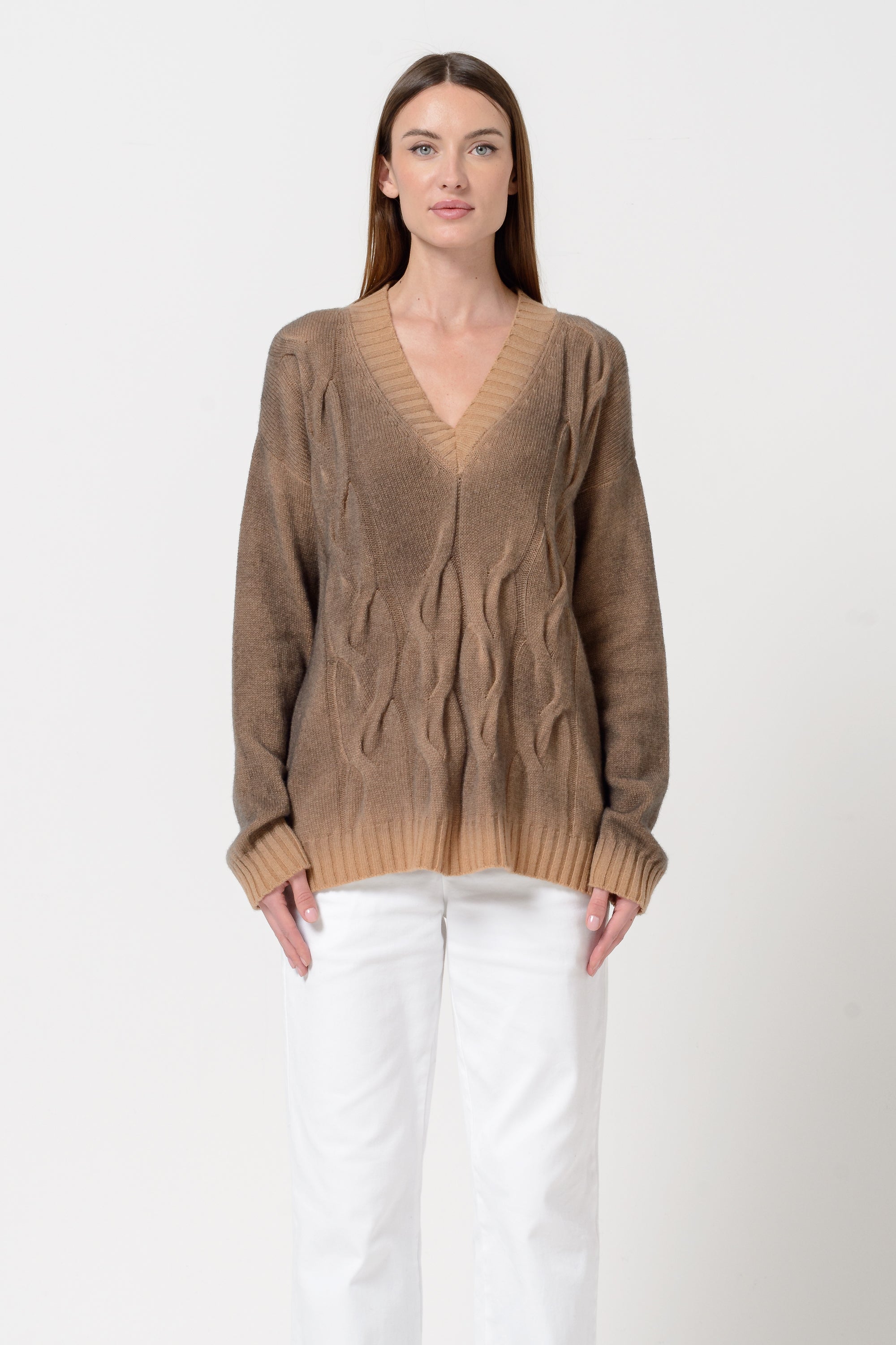 Lageder V Knit Smoke Art - Grano