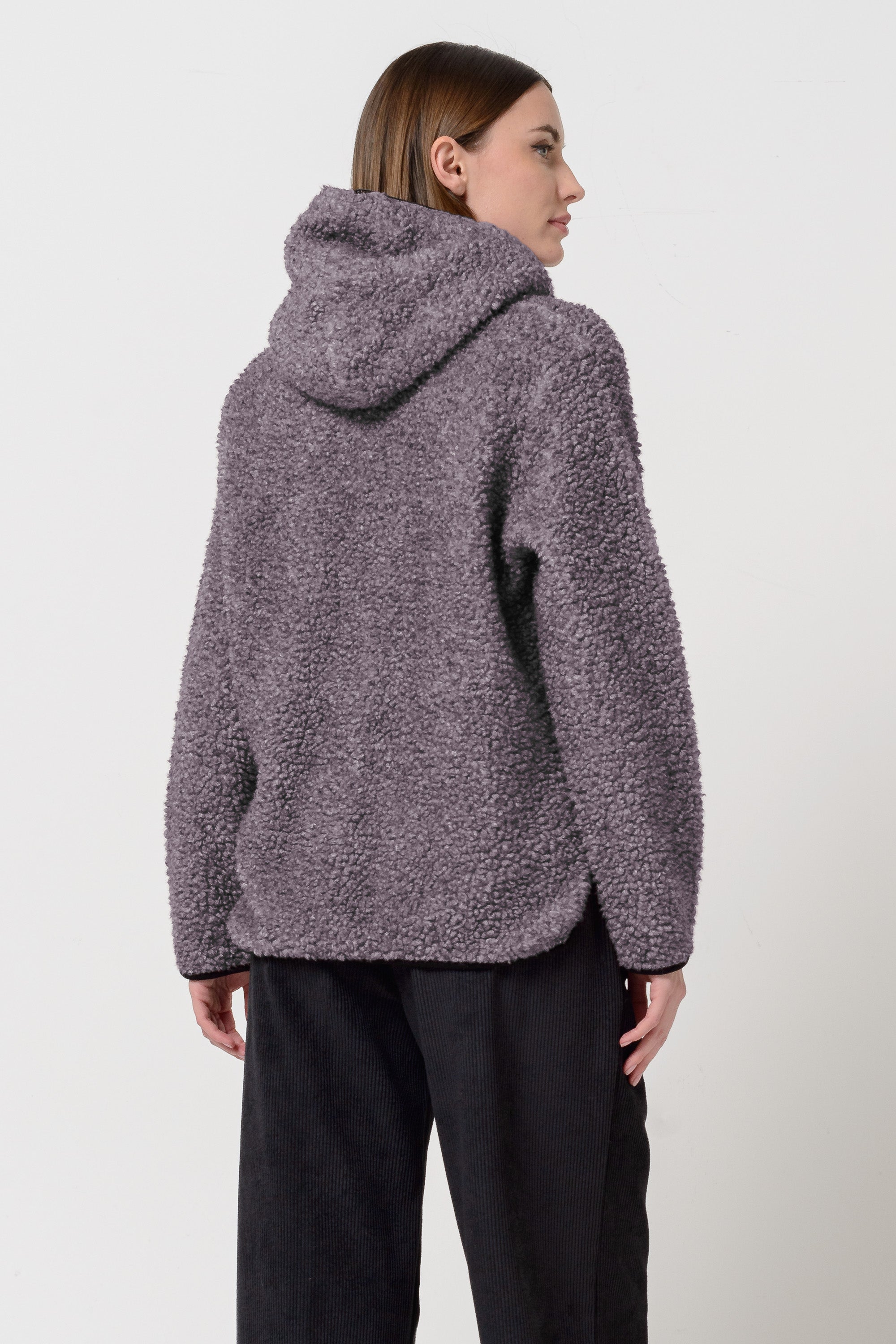 Teddy Jacket - Plum