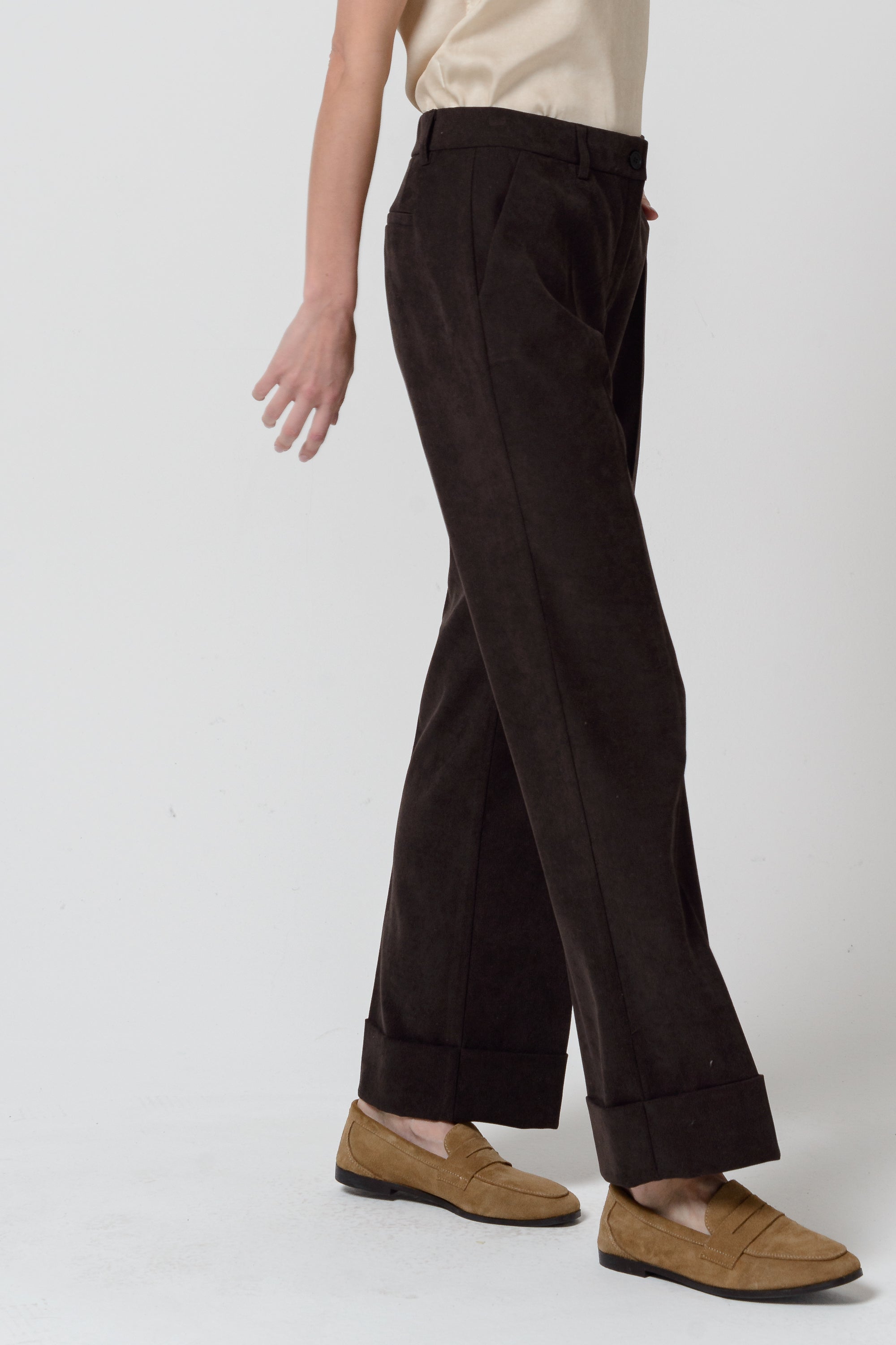 Tilda Velvet Pants - Arabica