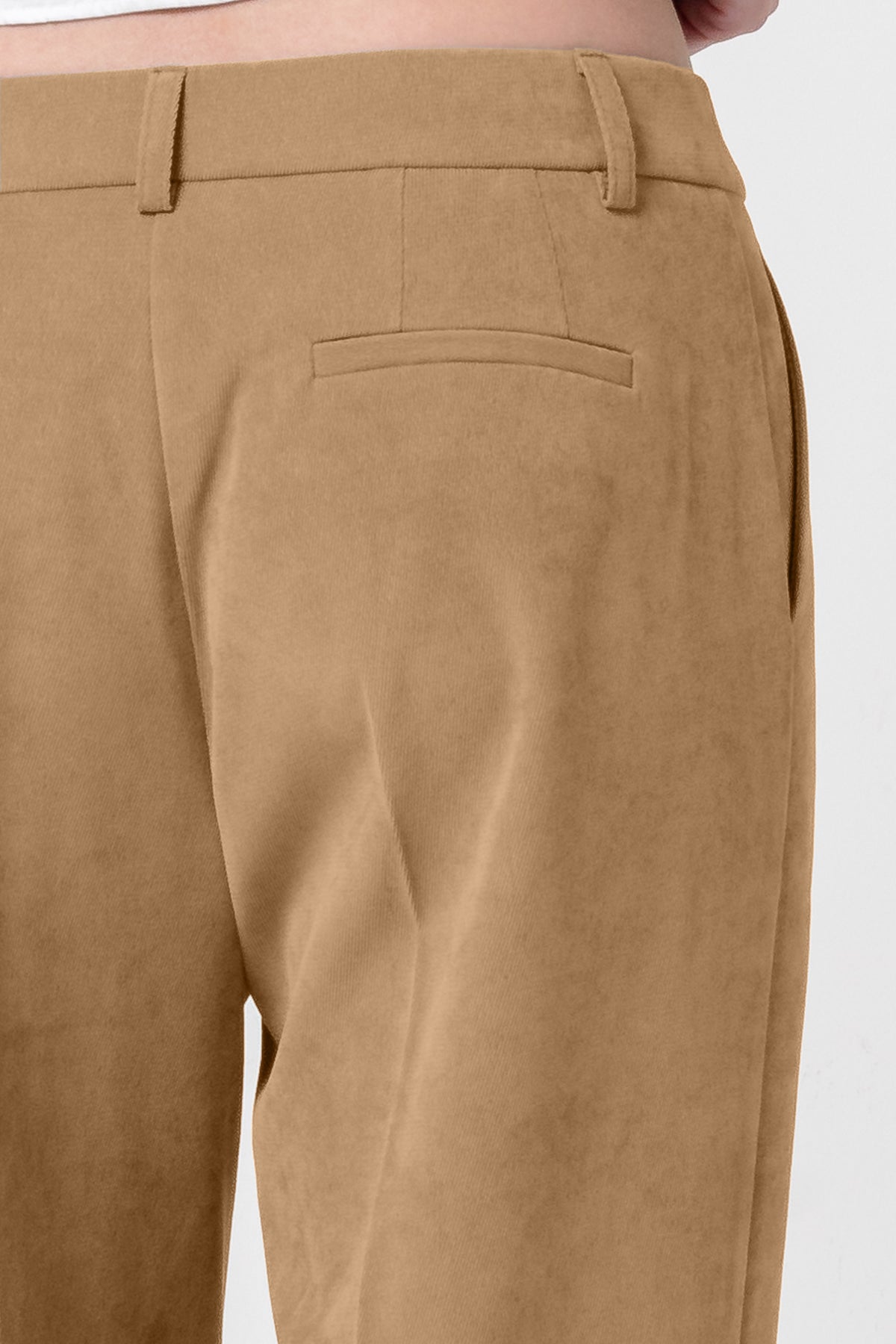 Tilda Velvet Pants - Cammello