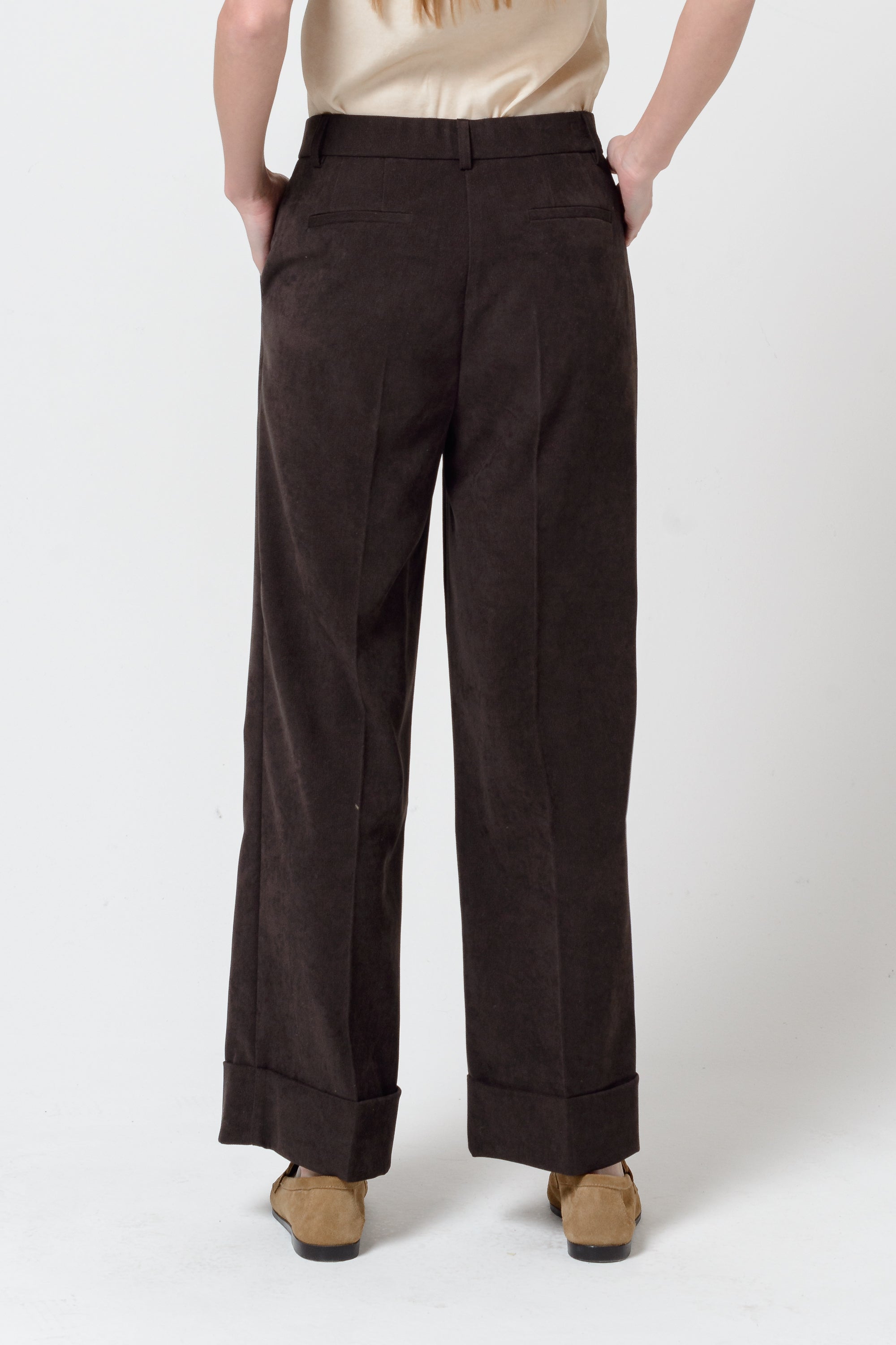 Tilda Velvet Pants - Arabica