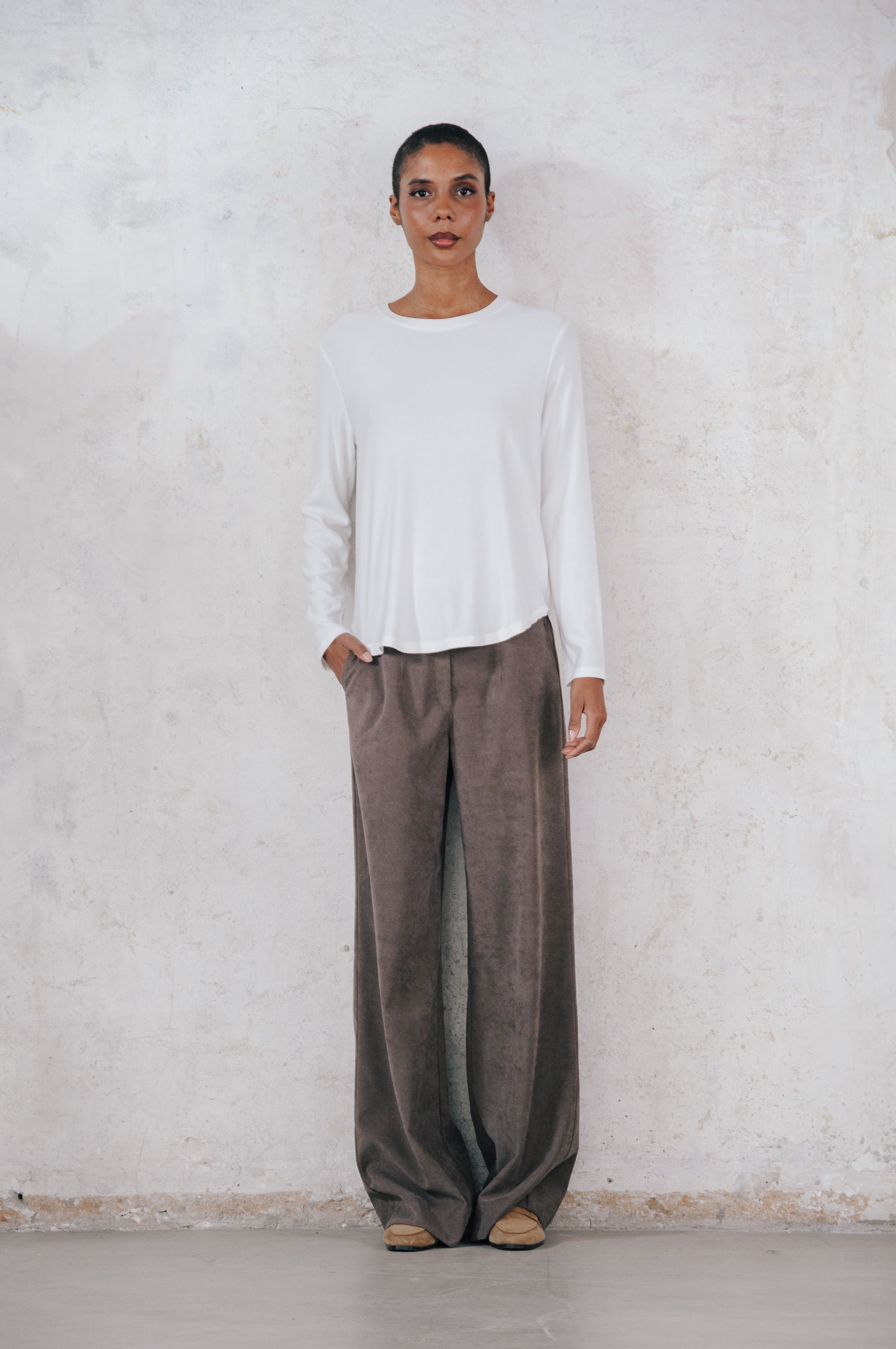 Gilda Velvet Pants - Castagna
