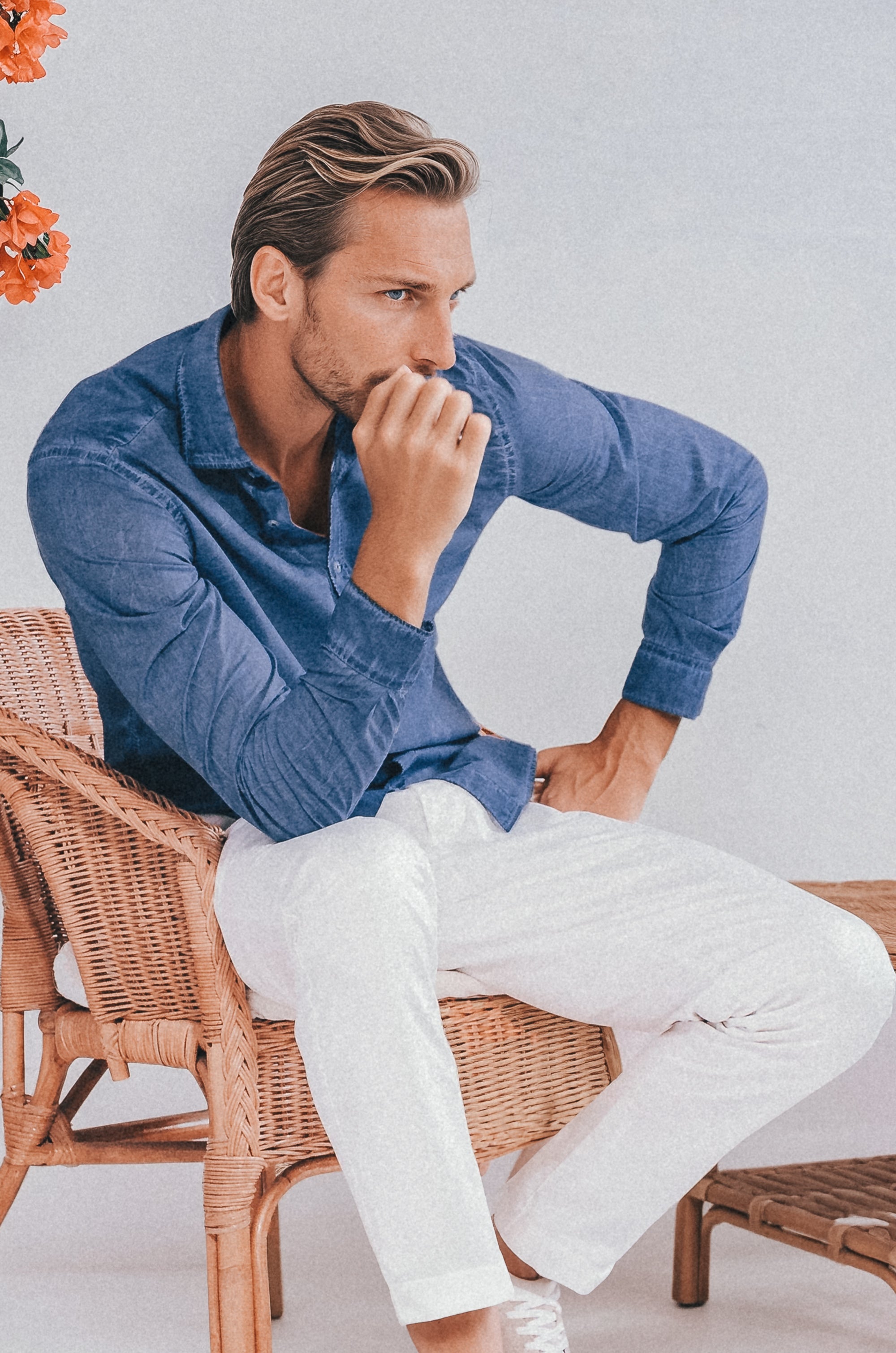 Steve Voile Shirt - Nautico