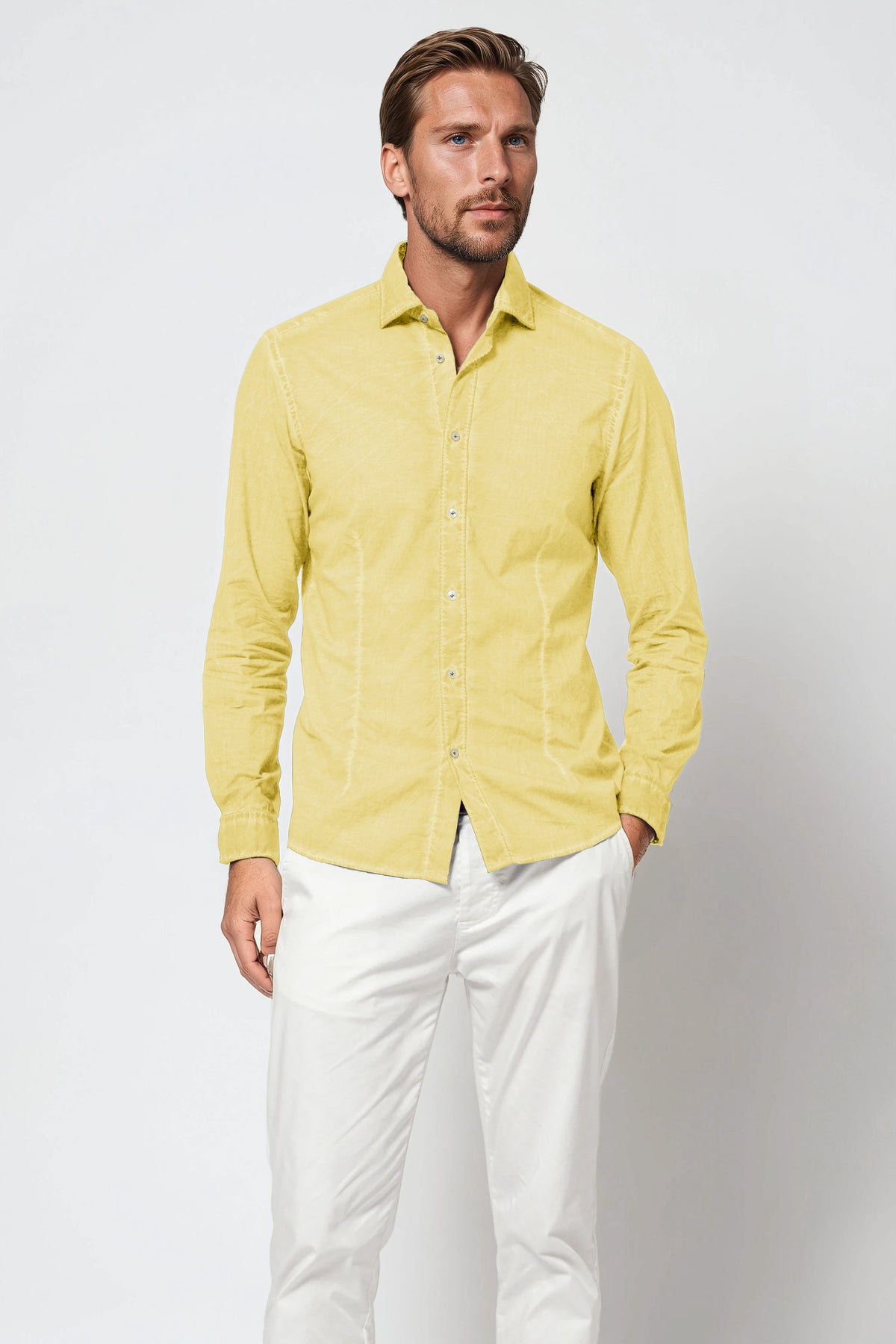 Steve Voile Shirt - Canary