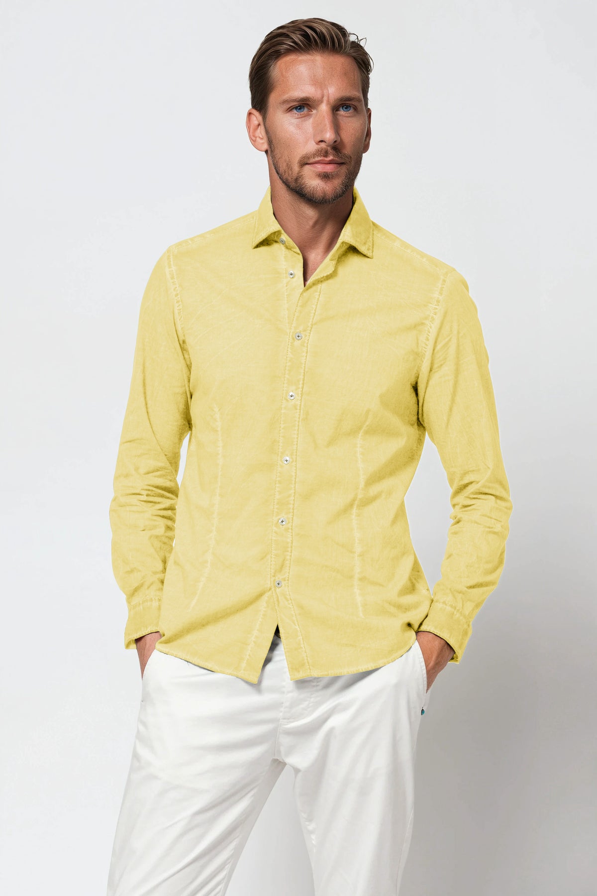 Steve Voile Shirt - Canary
