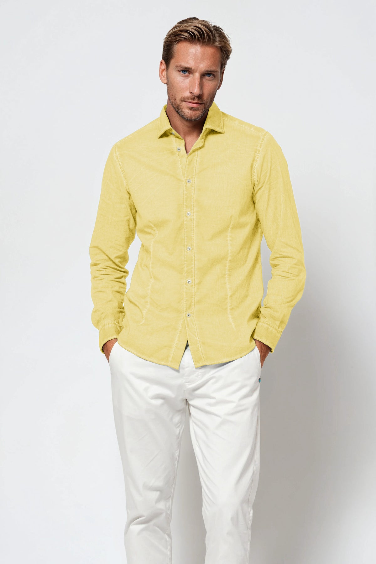 Steve Voile Shirt - Canary