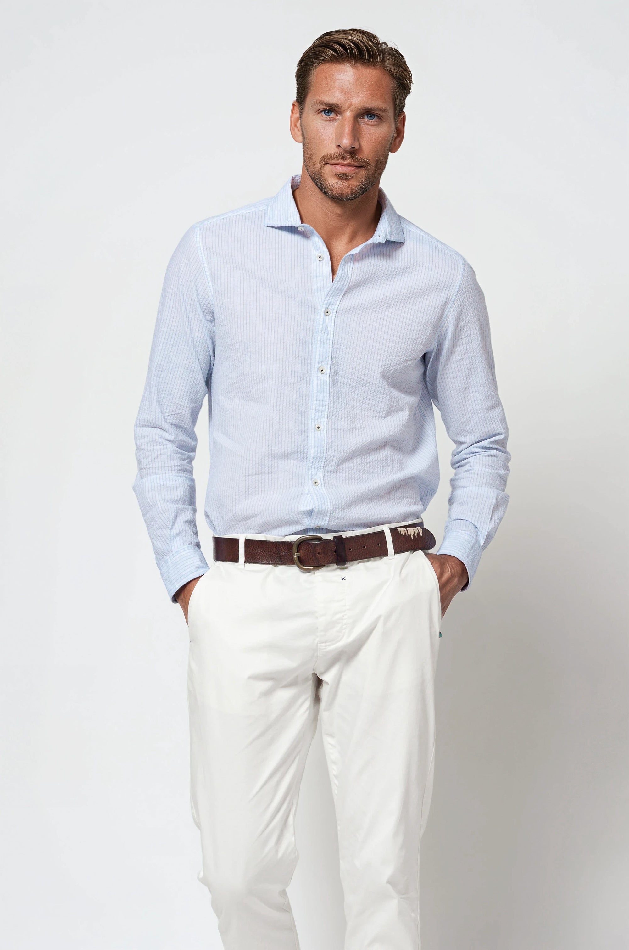 Harrison Cloque Shirt - Anice