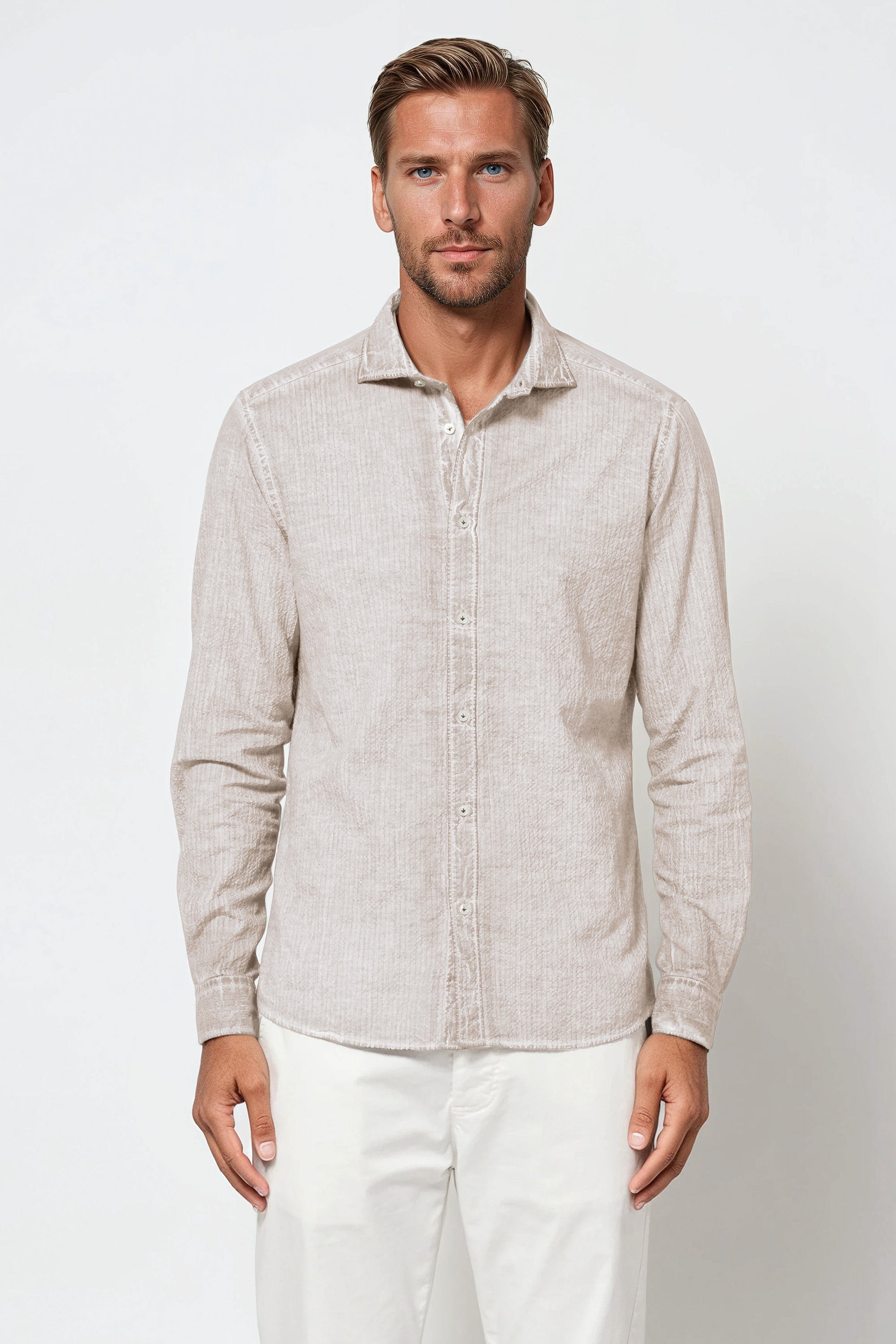 Harrison Cloque Shirt - Canapa