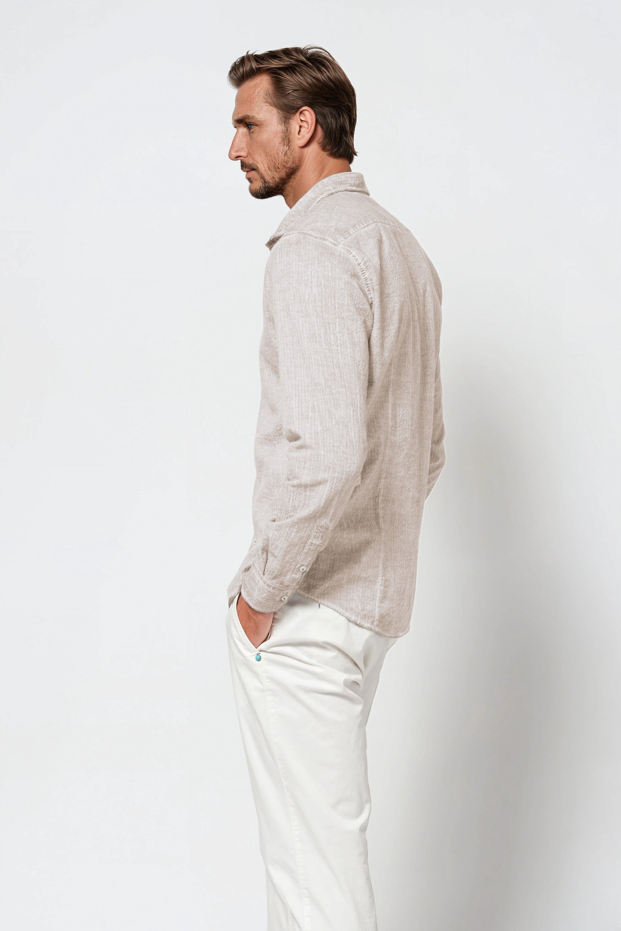 Harrison Cloque Shirt - Canapa