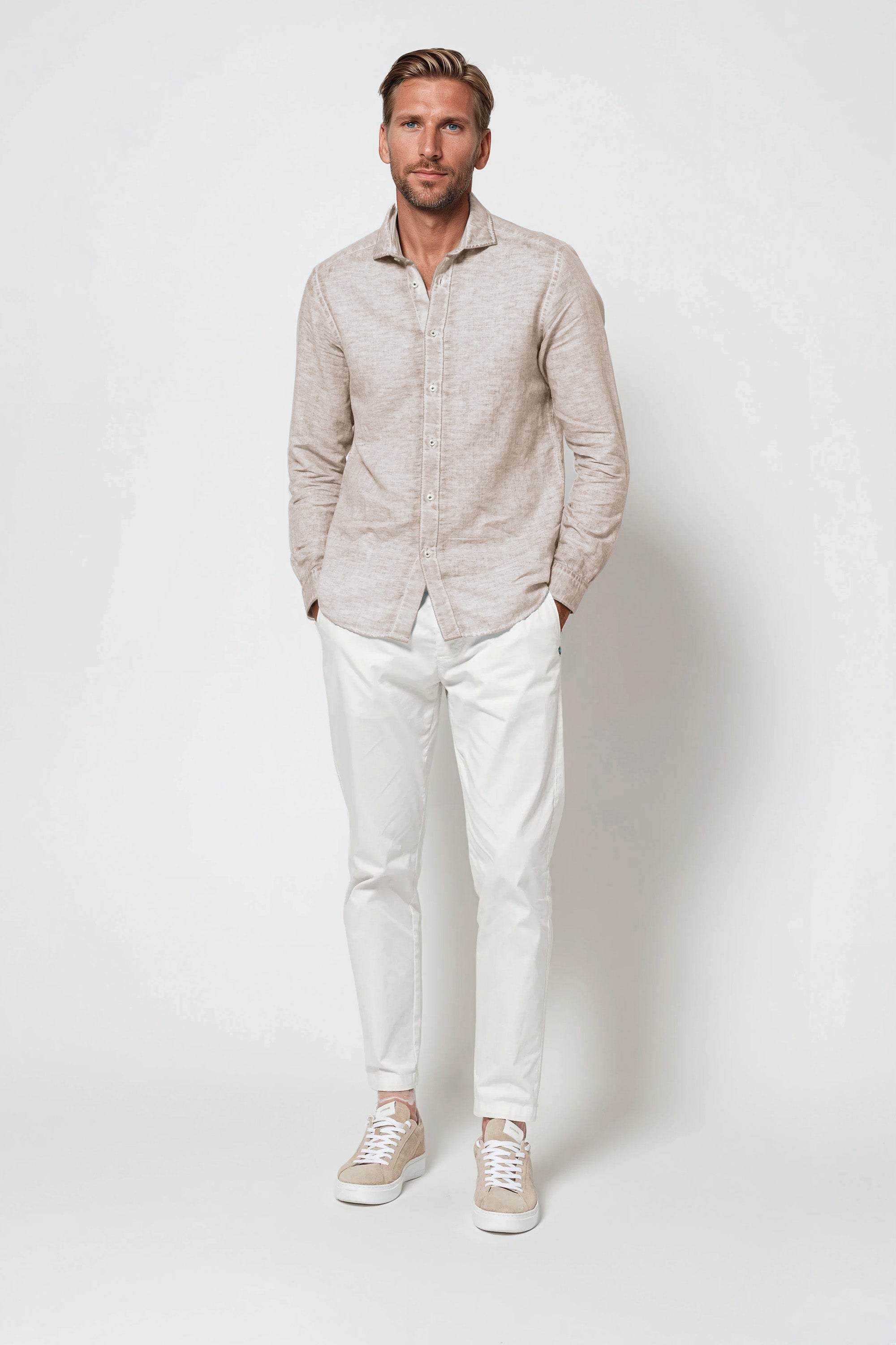 Harrison Linen Blend Shirt - Canapa