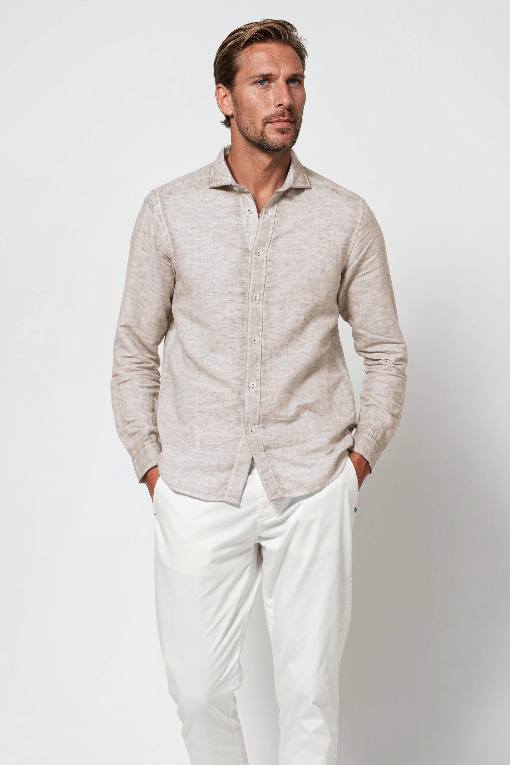 Harrison Linen Blend Shirt - Canapa