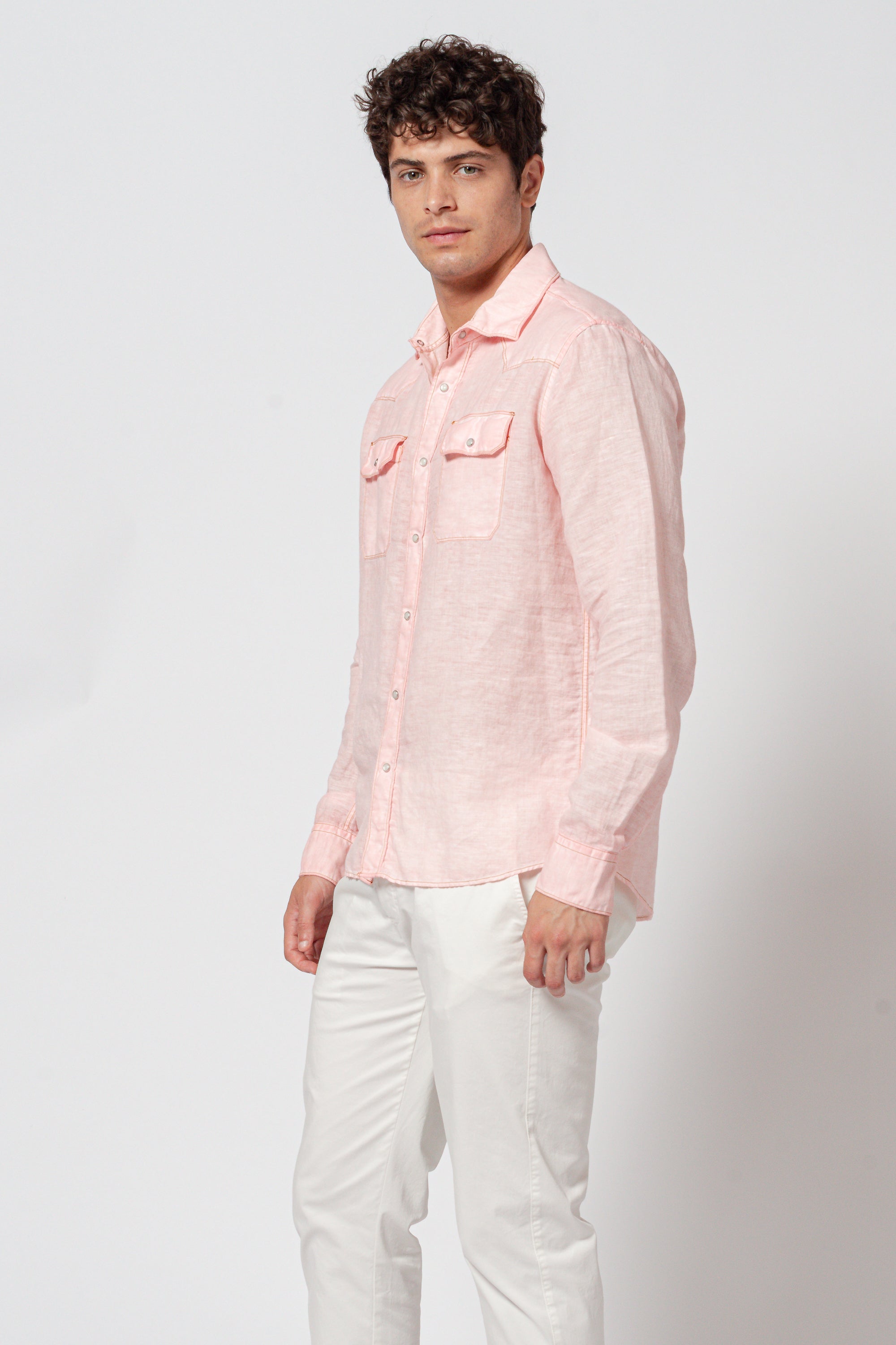 Austin Shirt - Flamingo