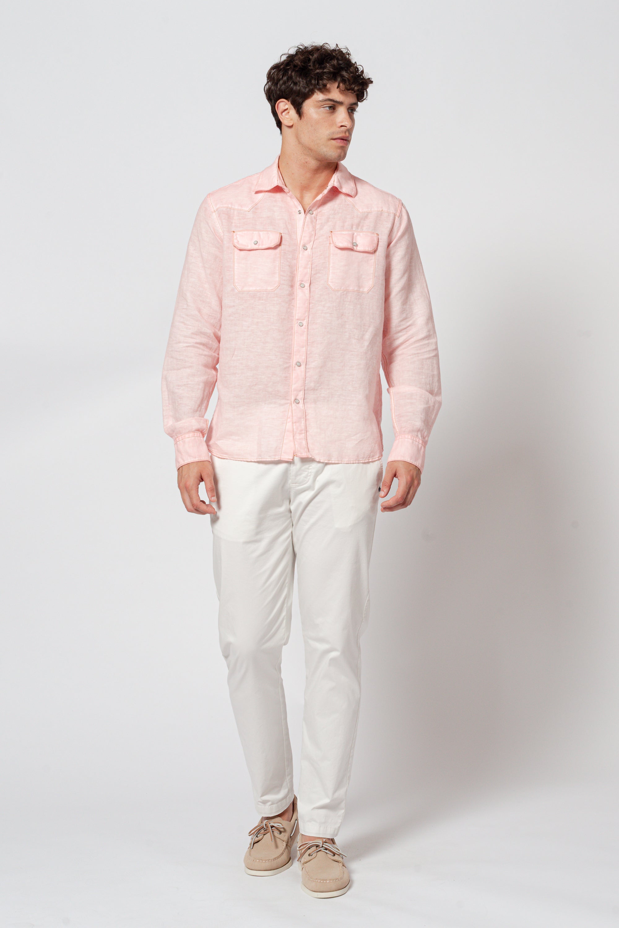 Austin Shirt - Flamingo