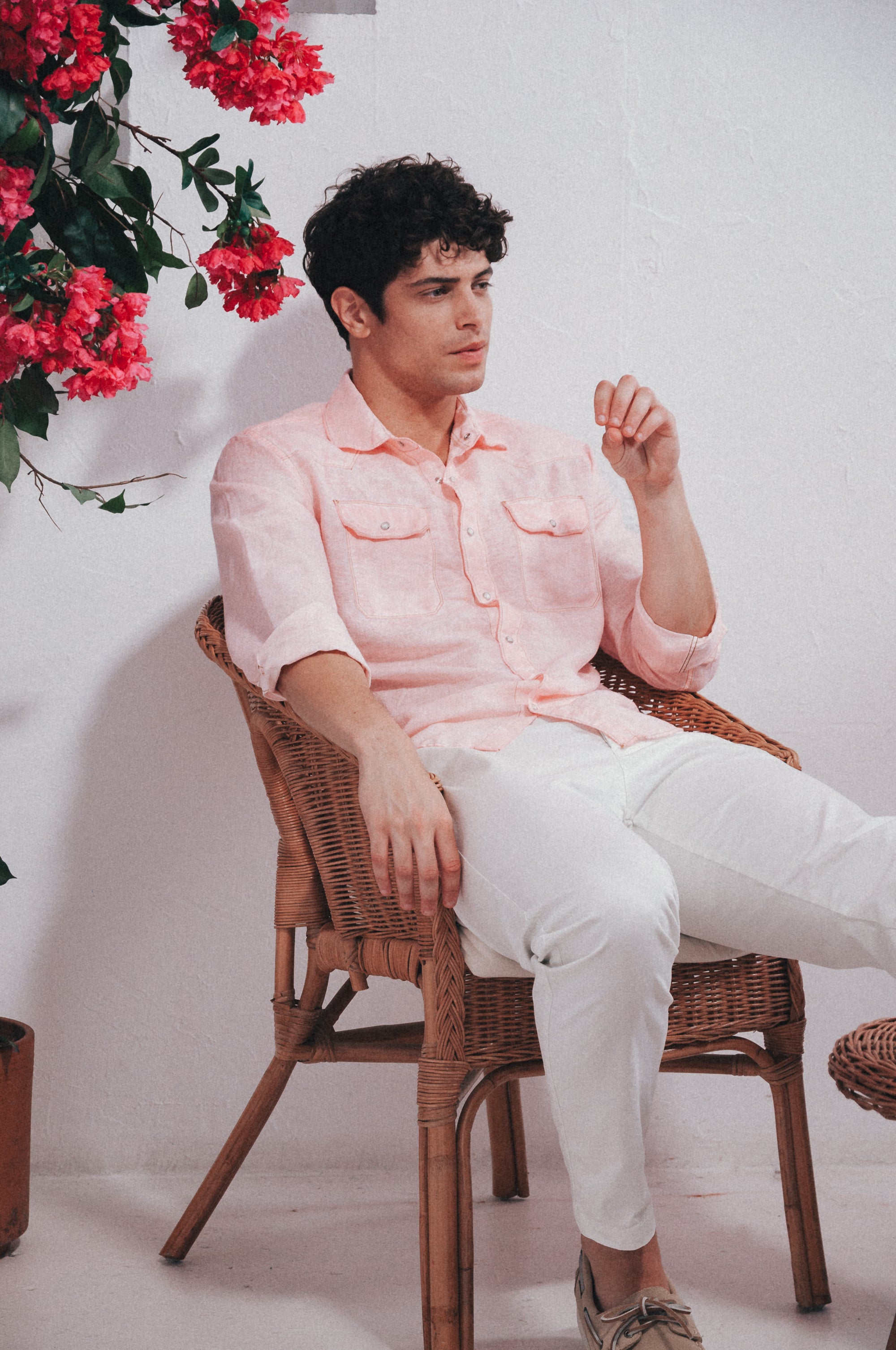 Austin Shirt - Flamingo